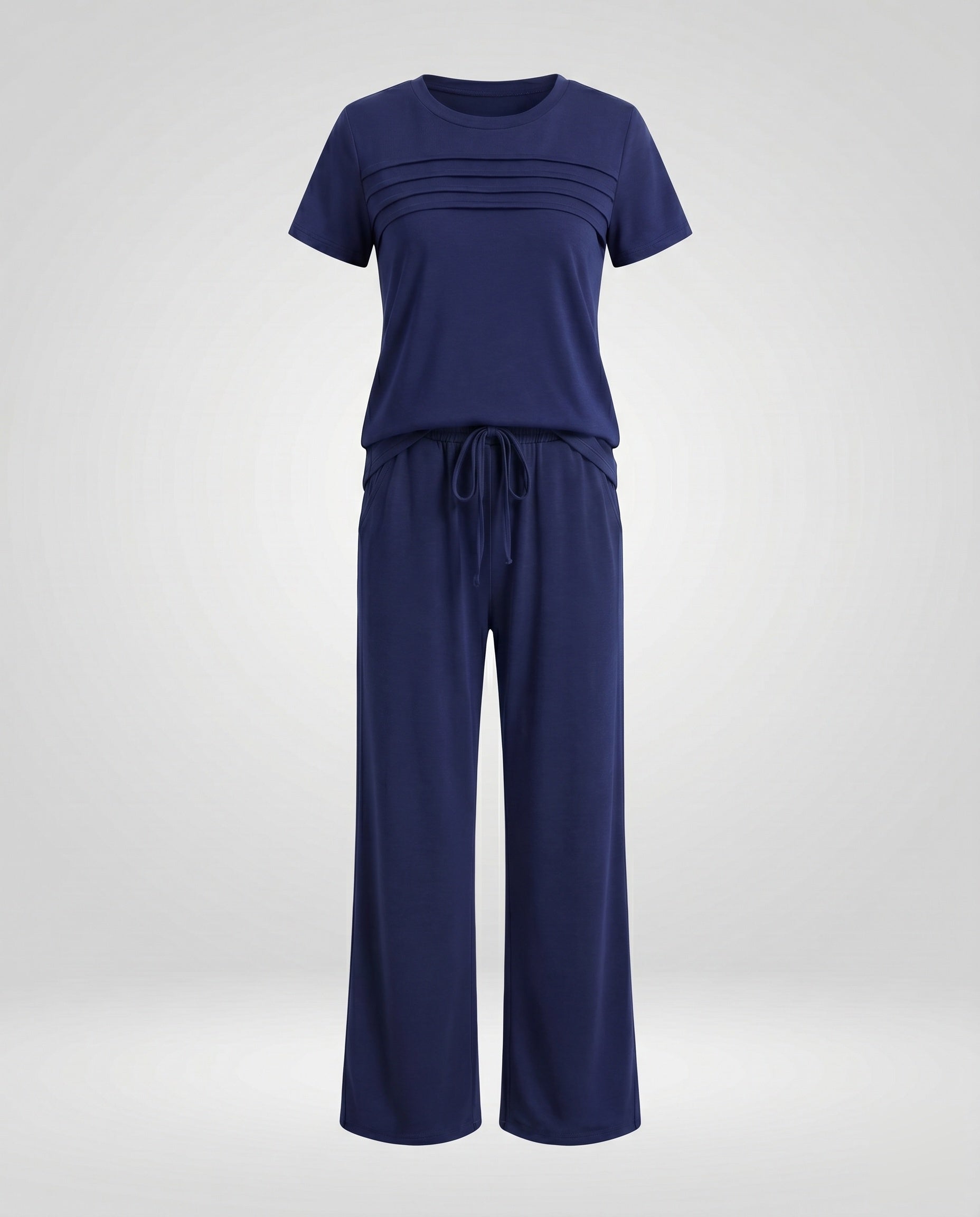 Women's Casual Lounge Set with Comfortable Elastic Waistband
