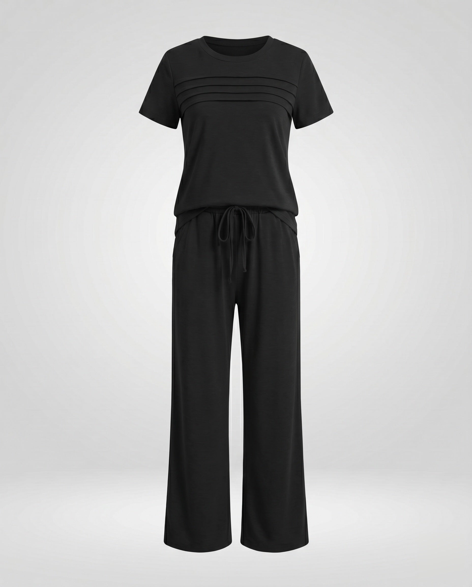Women's Casual Lounge Set with Comfortable Elastic Waistband