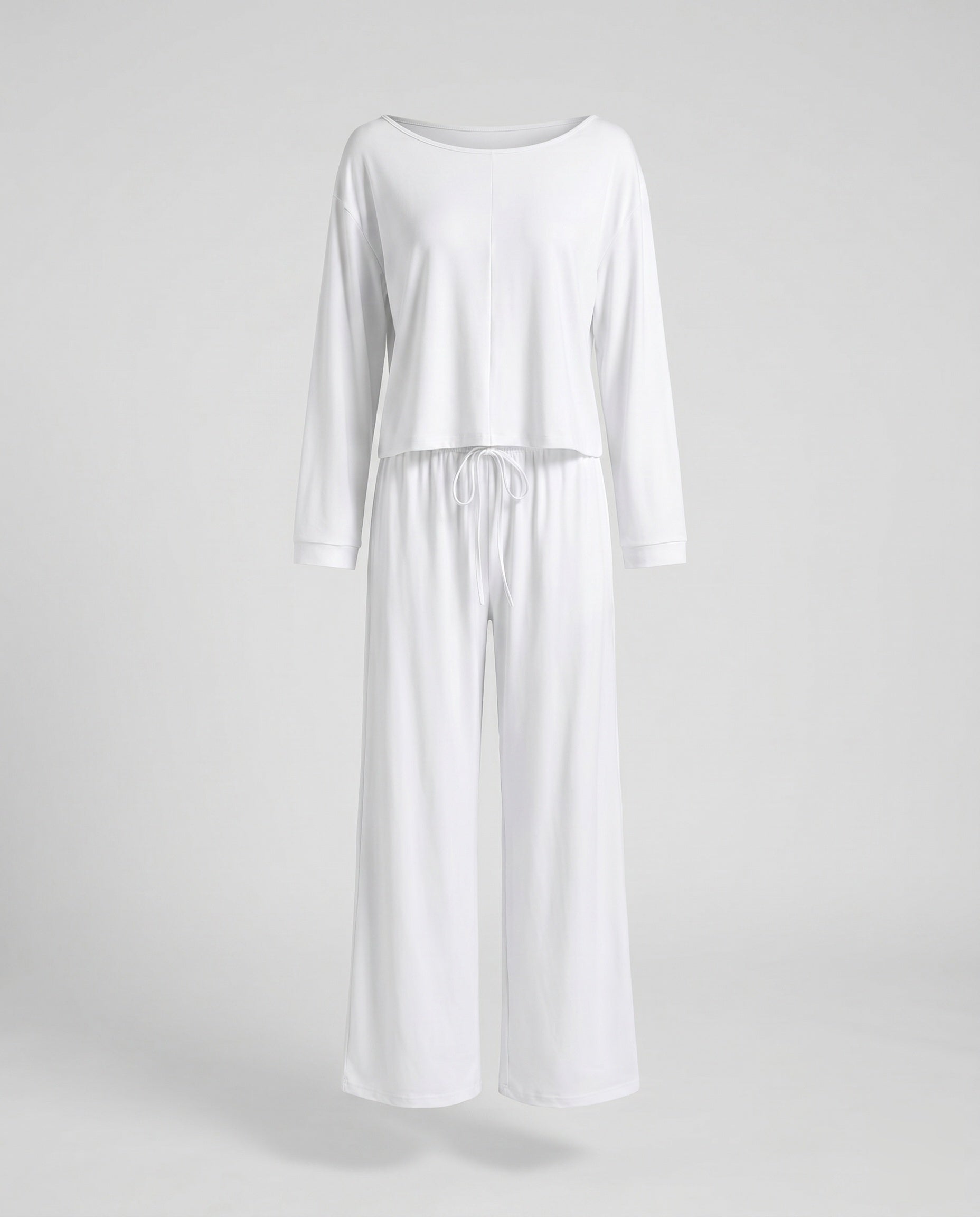 Women's Casual Lounge Set with Loose Fit and Drawstring