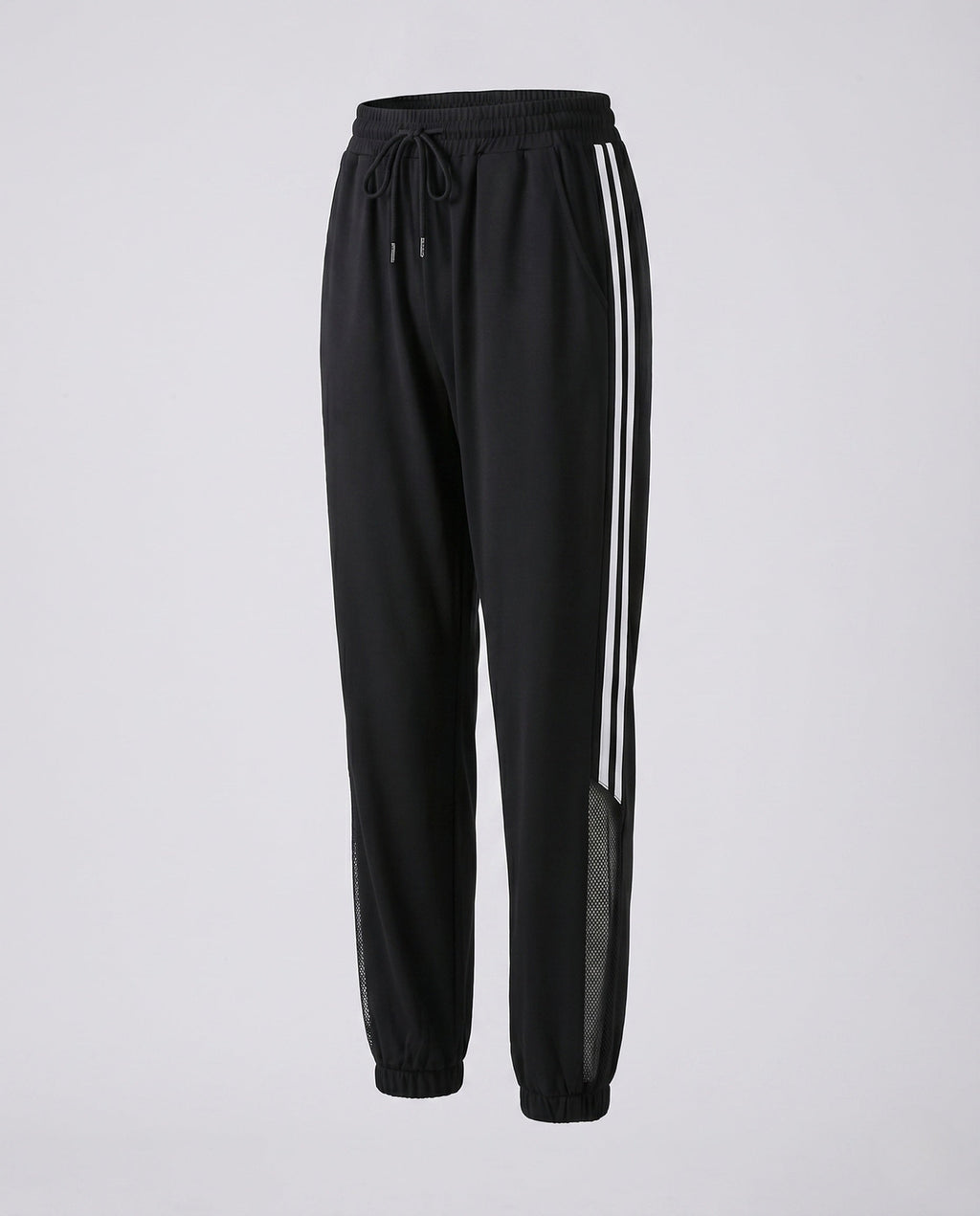 Women's Sporty Leisure Pants with Mesh Panels