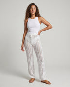 Women's Airy Knitted Pants - Front View