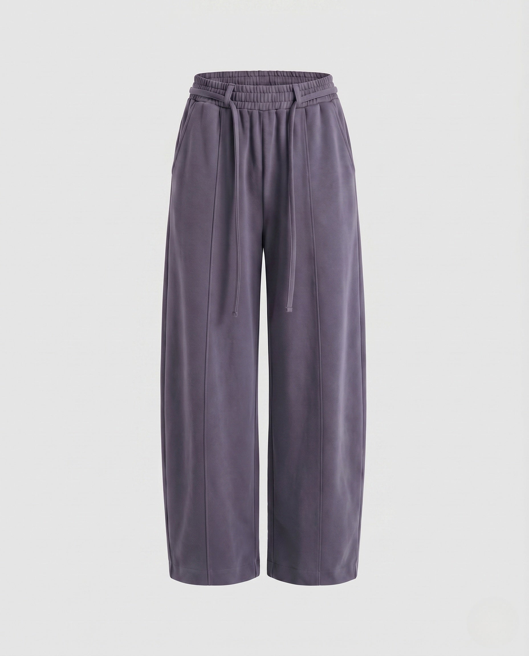 Women's High-Waisted Lounge Pants in Balloon Cut with Drawstring