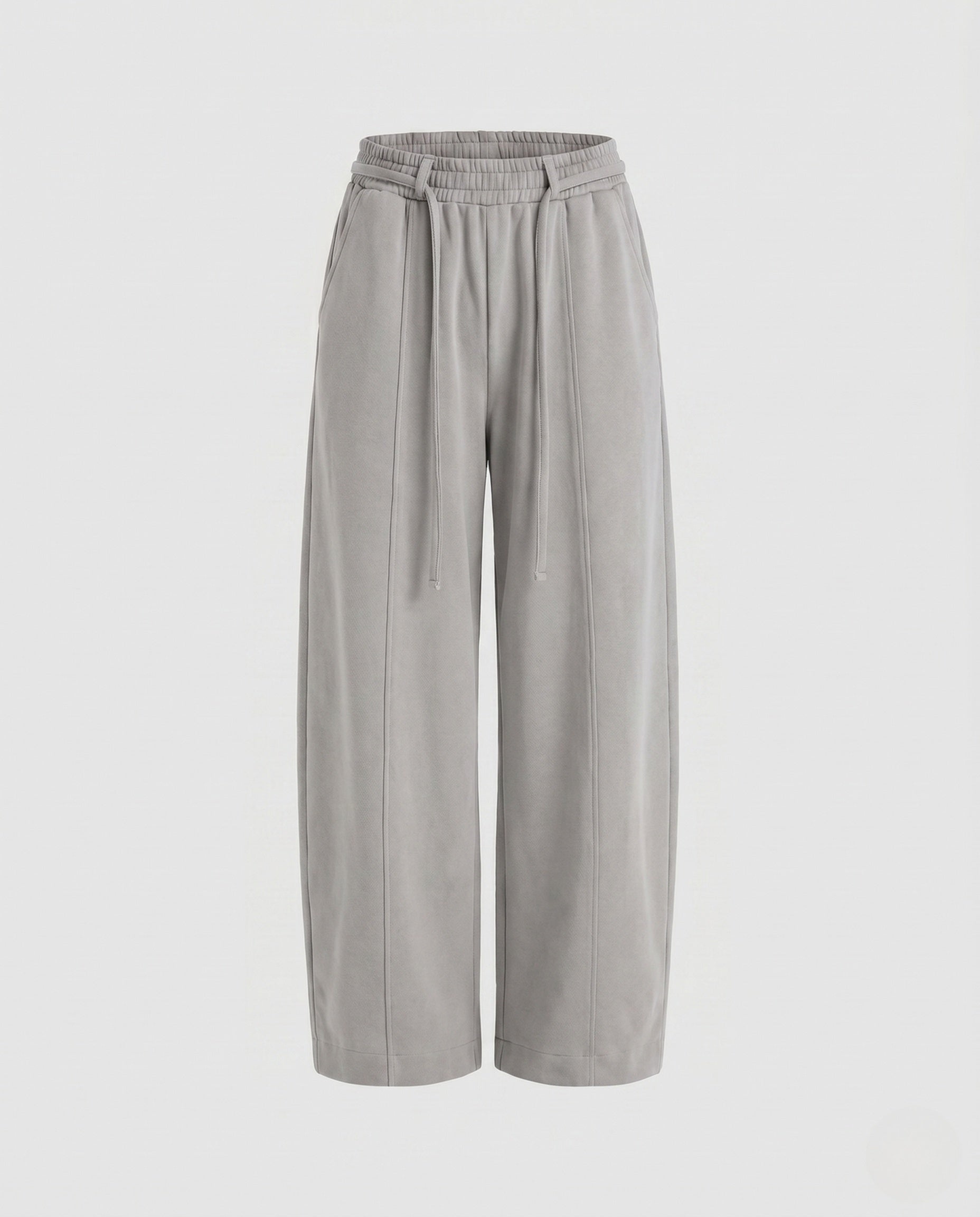 Women's High-Waisted Lounge Pants in Balloon Cut with Drawstring