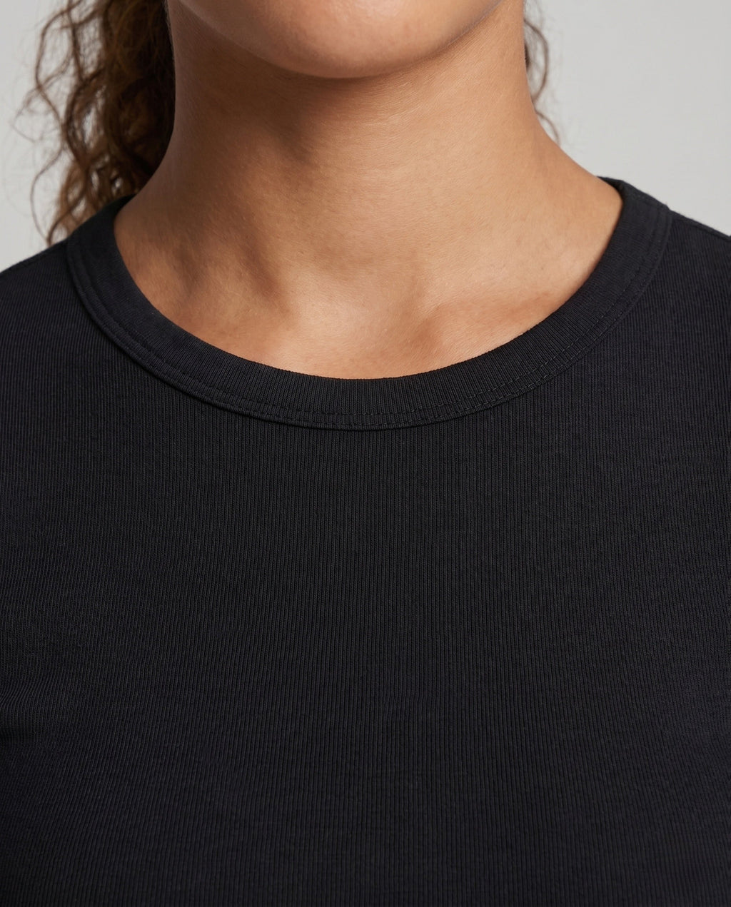 Women's Wide Flowing Pants with Contrasting Side Piping - Close-Up Detail
