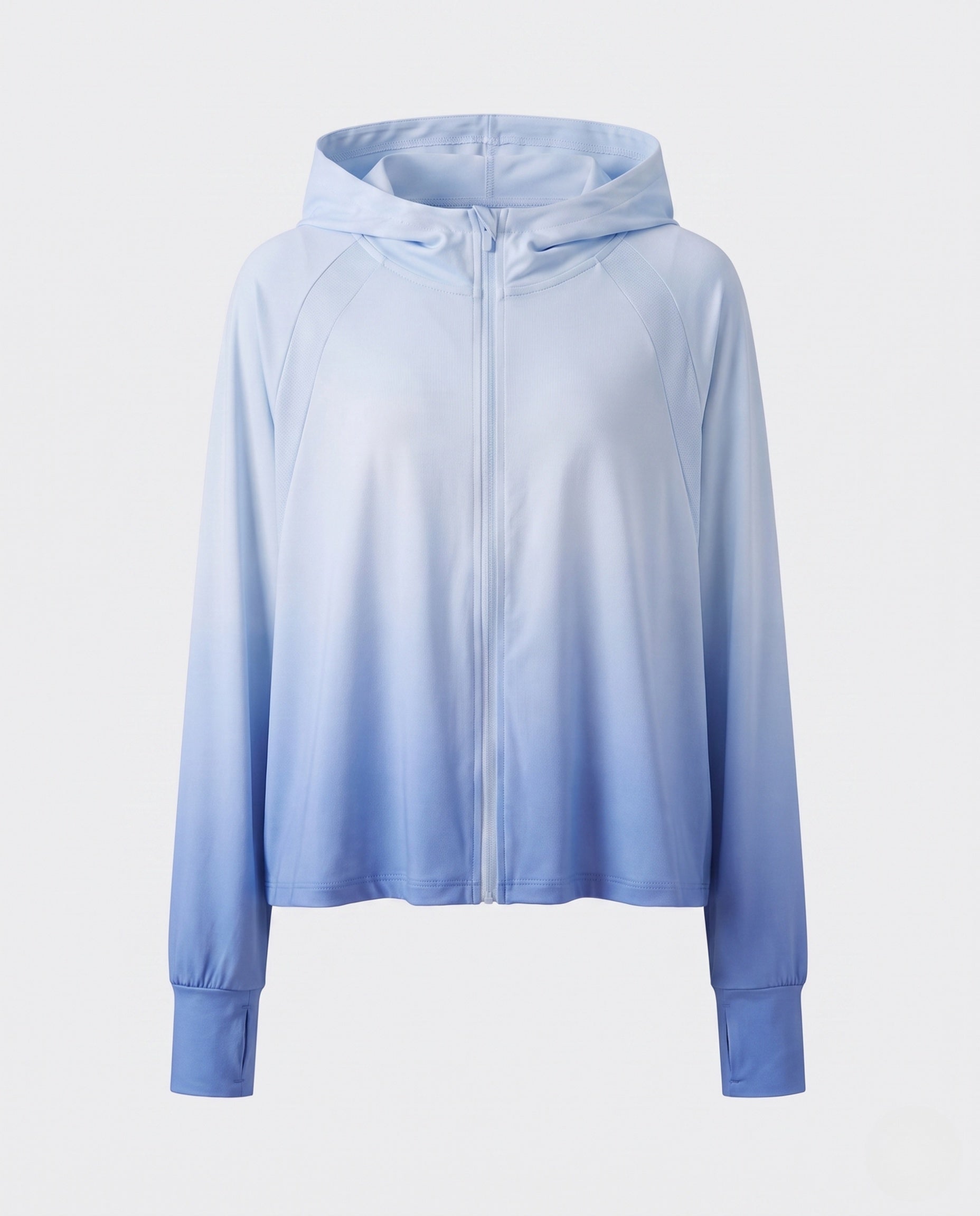 Women's Sporty Hoodie Jacket with Long Sleeves and Relaxed Fit