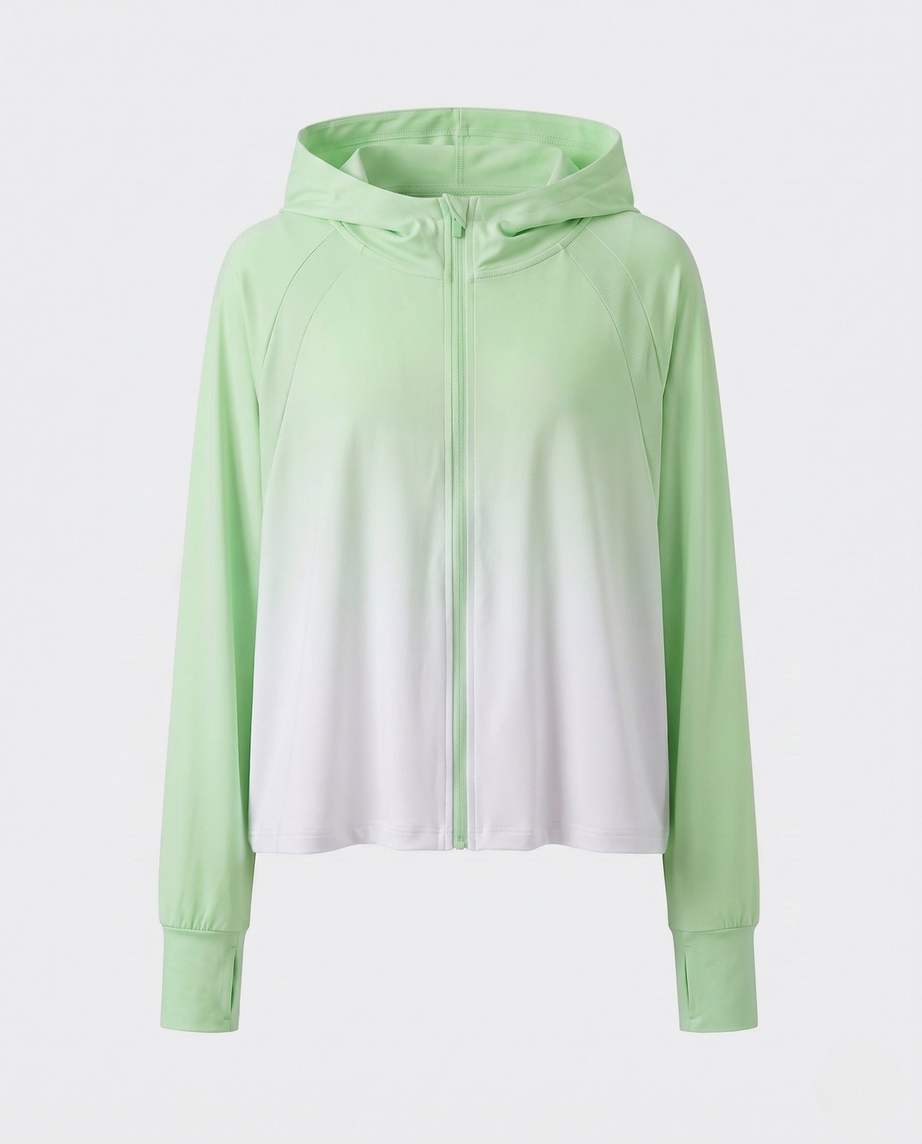 Women's Sporty Hoodie Jacket with Long Sleeves and Relaxed Fit