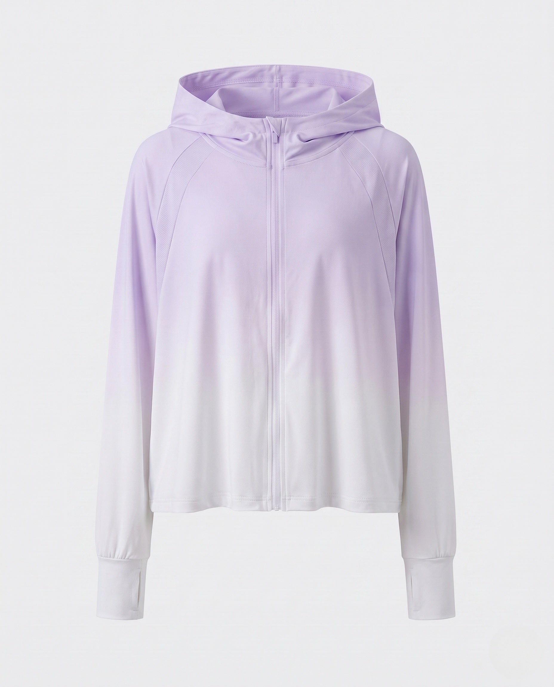 Women's Sporty Hoodie Jacket with Long Sleeves and Relaxed Fit
