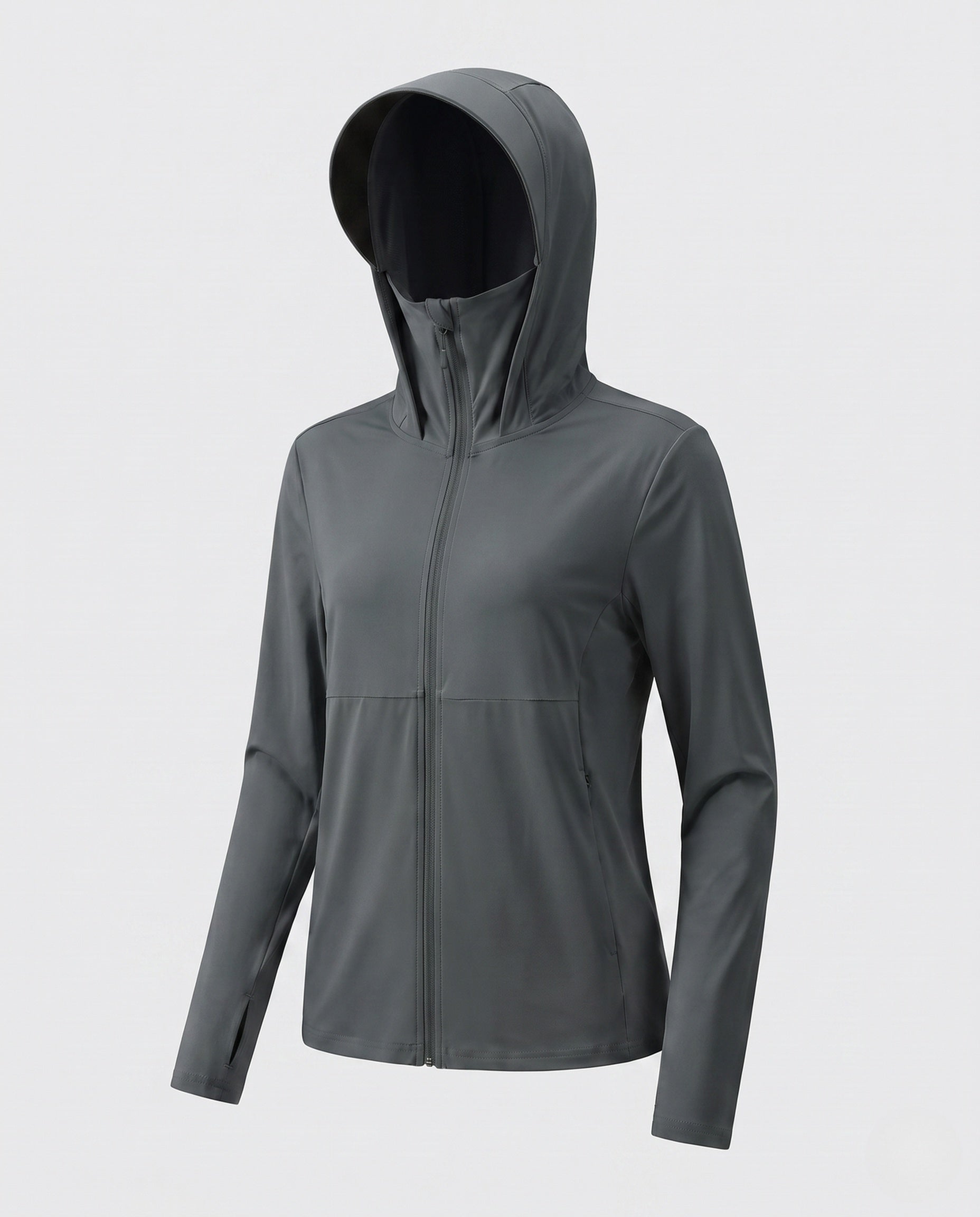 Women's Technical Sports Jacket with Hood and Breathable Inserts