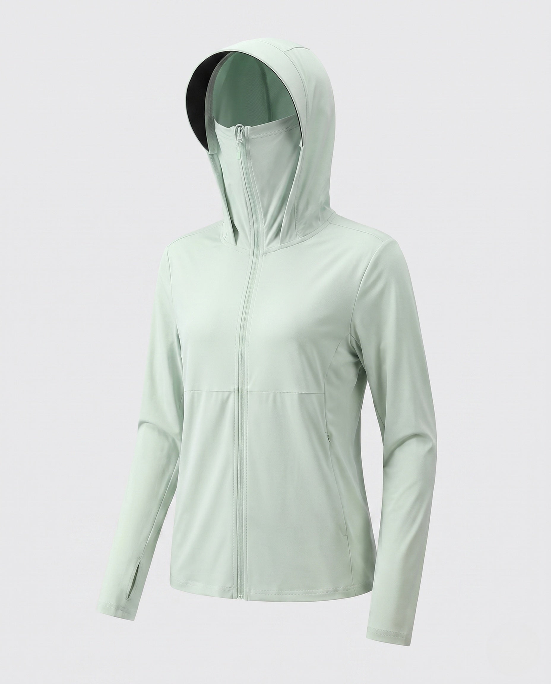 Women's Technical Sports Jacket with Hood and Breathable Inserts