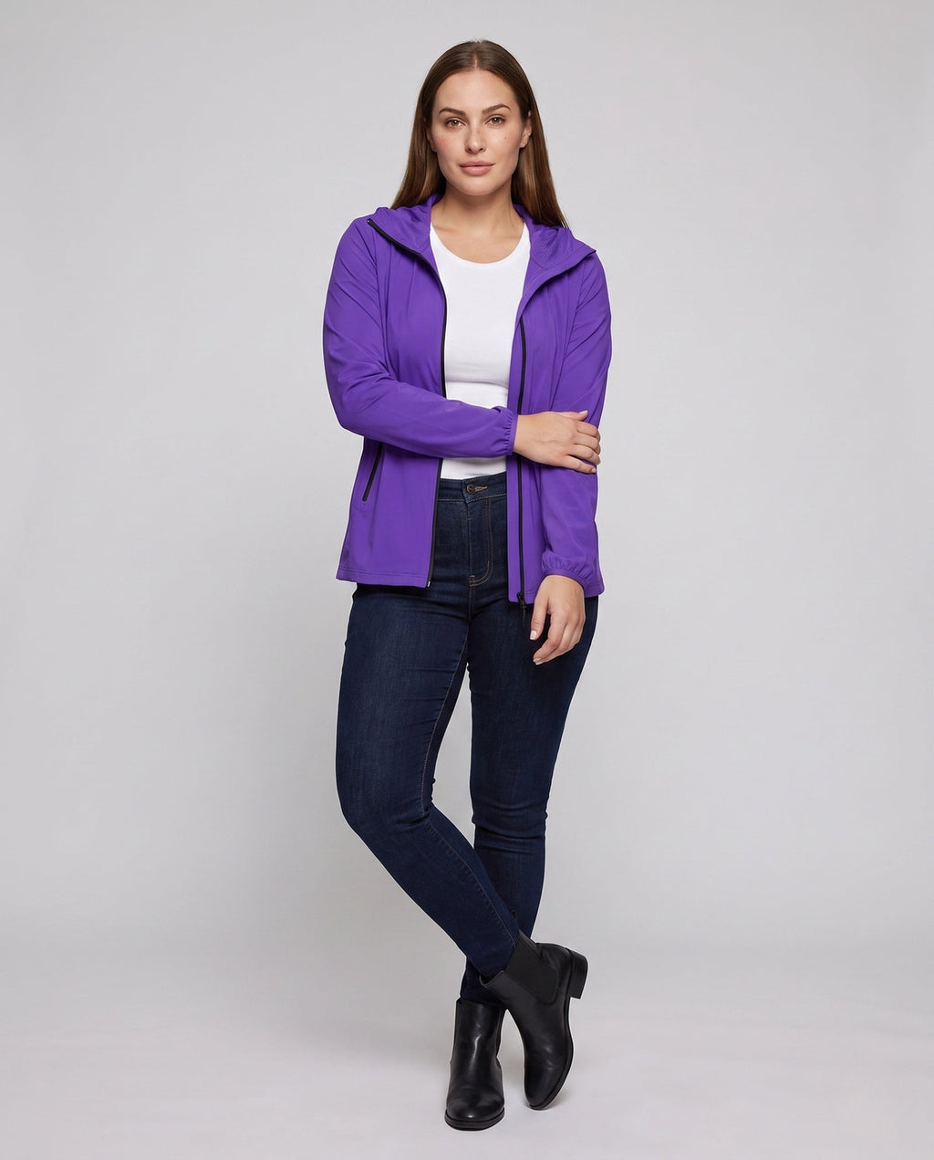 Women's Technical Sports Jacket - Front View