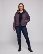 Women's Technical Transitional Jacket with Adjustable Collar - Front View