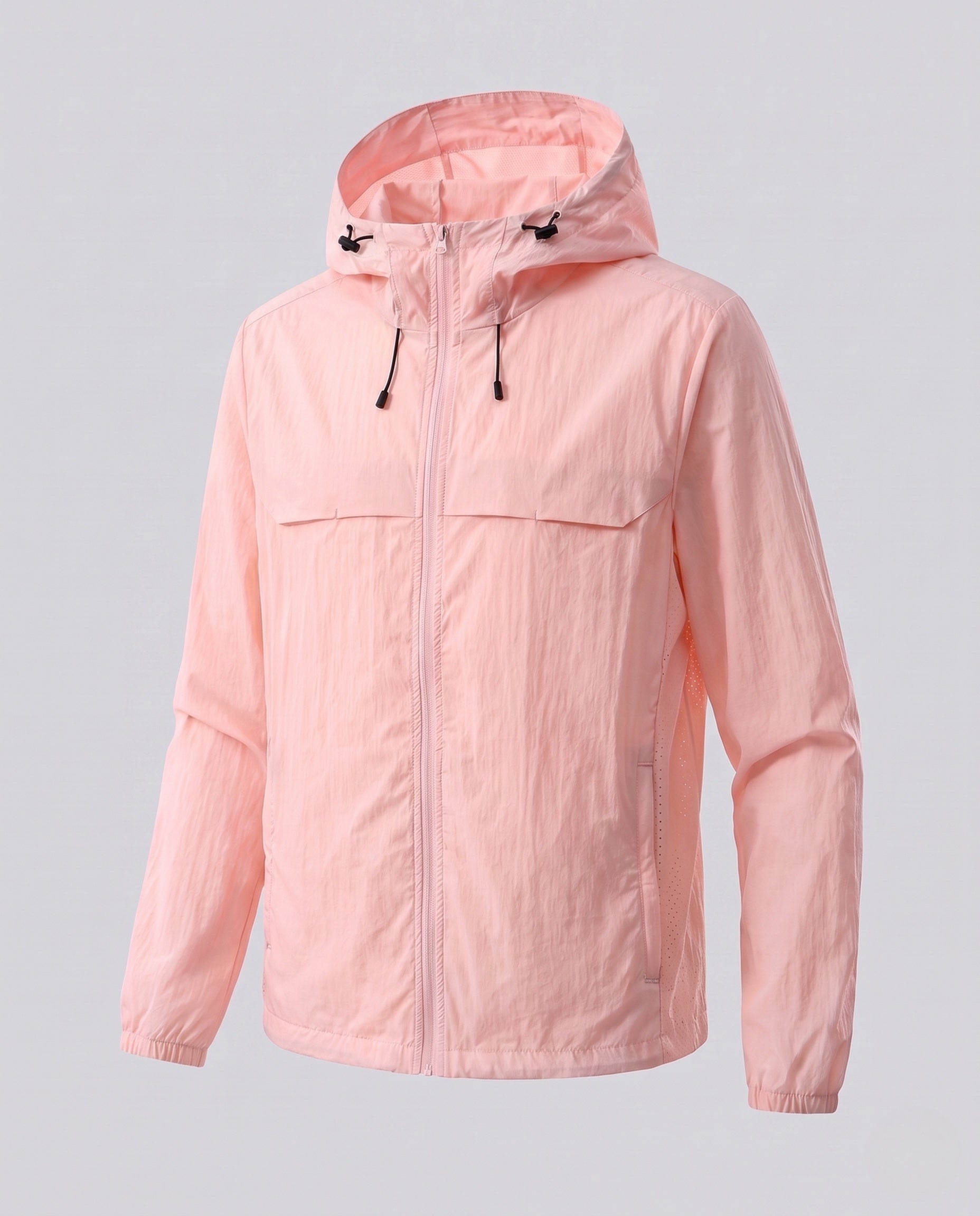 Women's Technical Windbreaker Jacket with Adjustable Hood