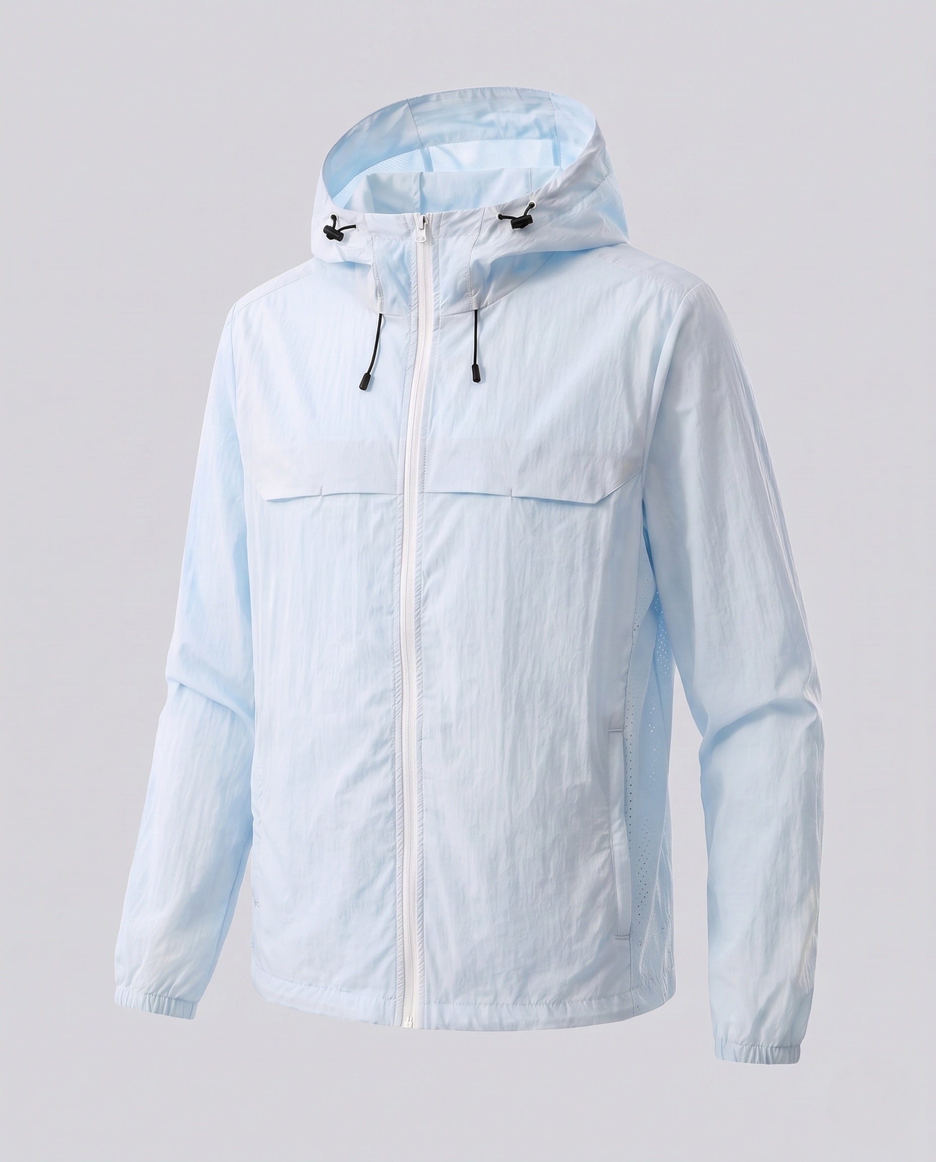 Women's Technical Windbreaker Jacket with Adjustable Hood