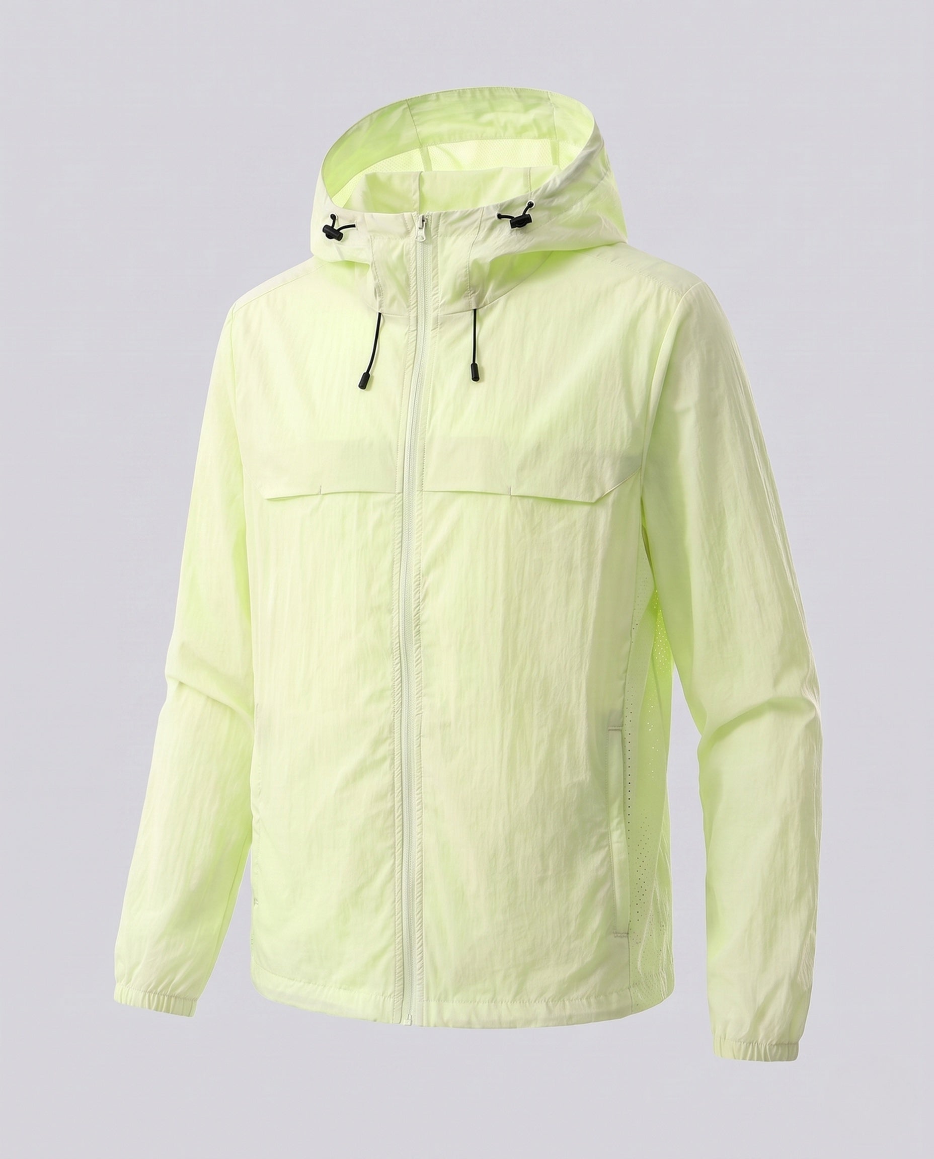 Women's Technical Windbreaker Jacket with Adjustable Hood