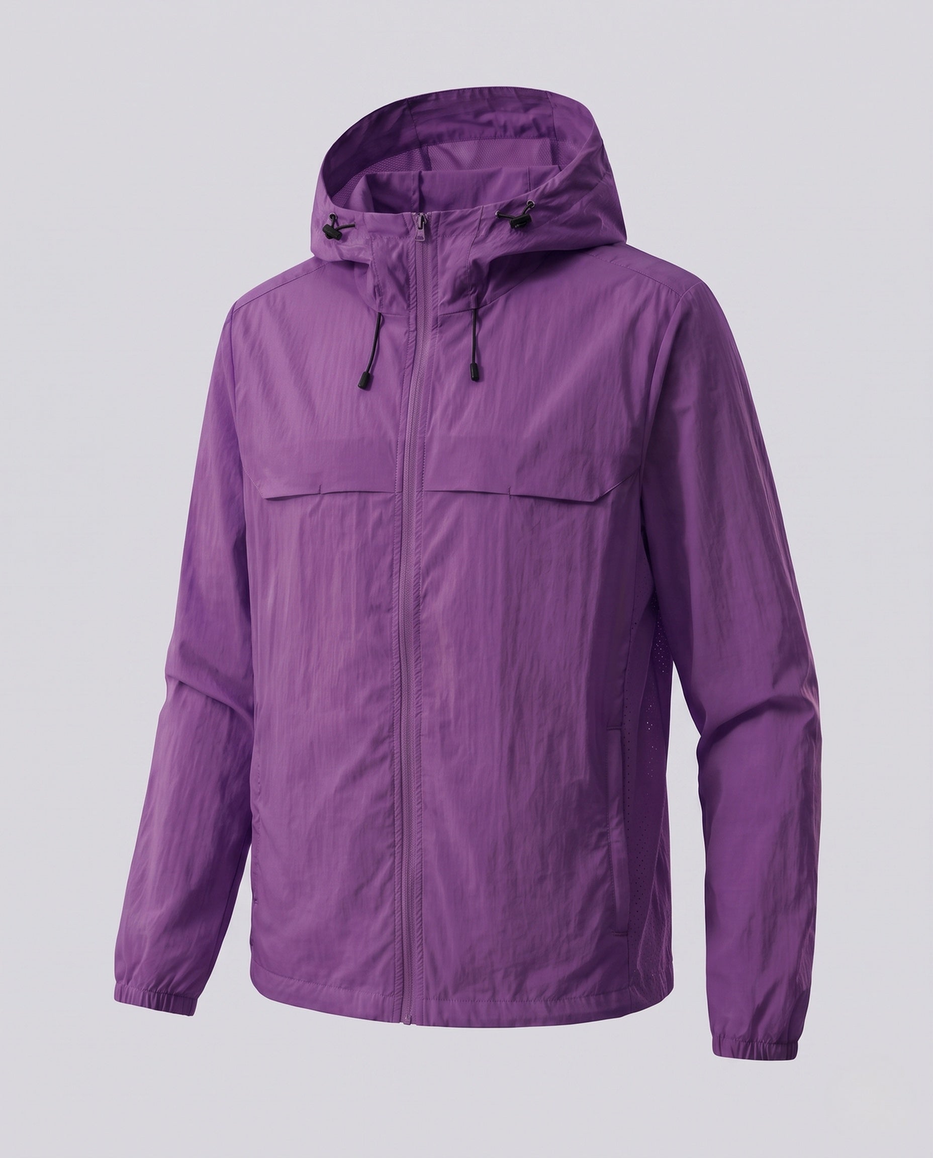 Women's Technical Windbreaker Jacket with Adjustable Hood
