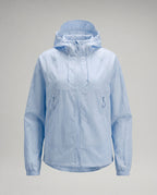Women's Technical Windbreaker with Adjustable Hood
