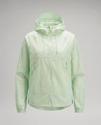 Women's Technical Windbreaker with Adjustable Hood