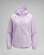Women's Technical Windbreaker with Adjustable Hood