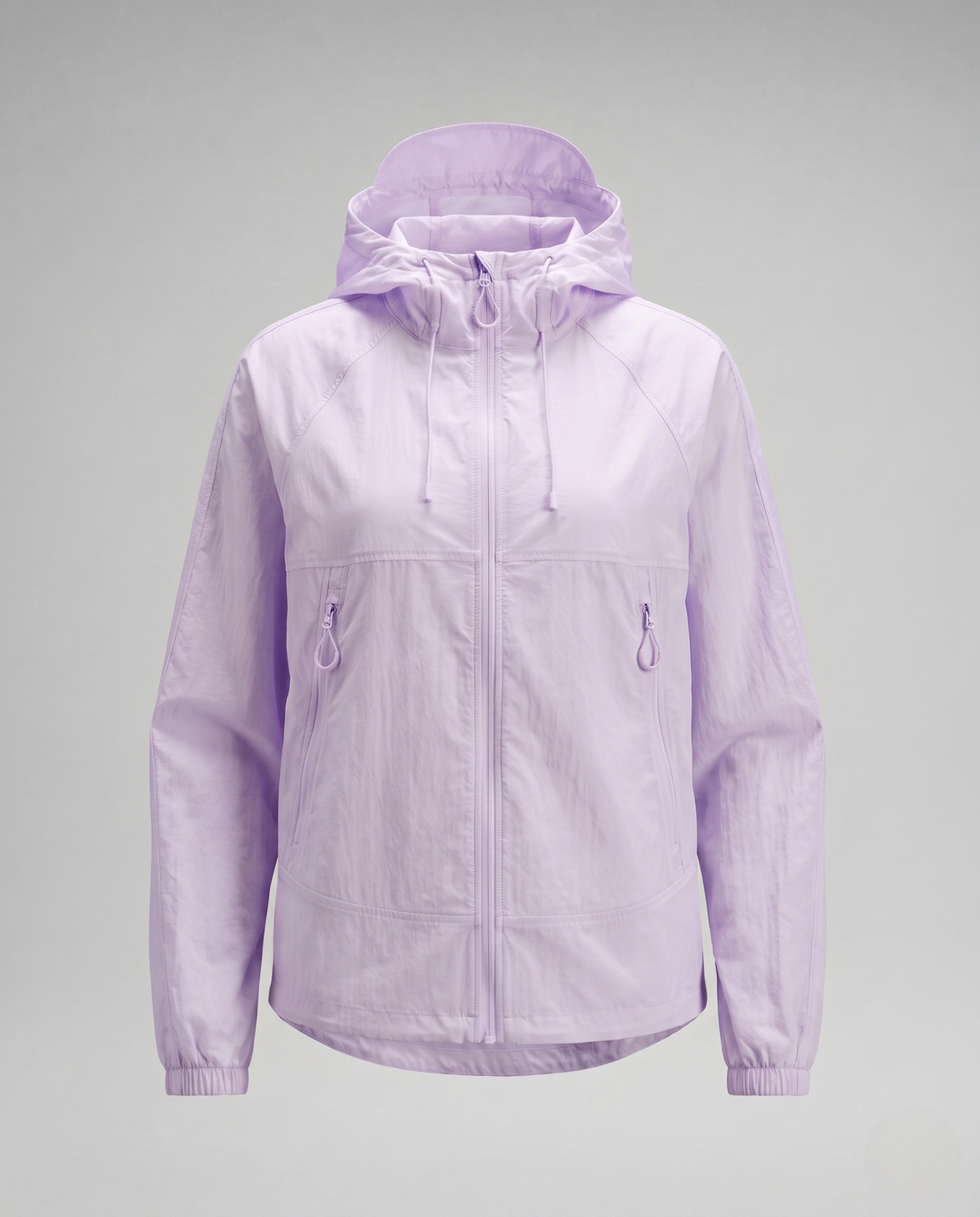 Women's Technical Windbreaker with Adjustable Hood