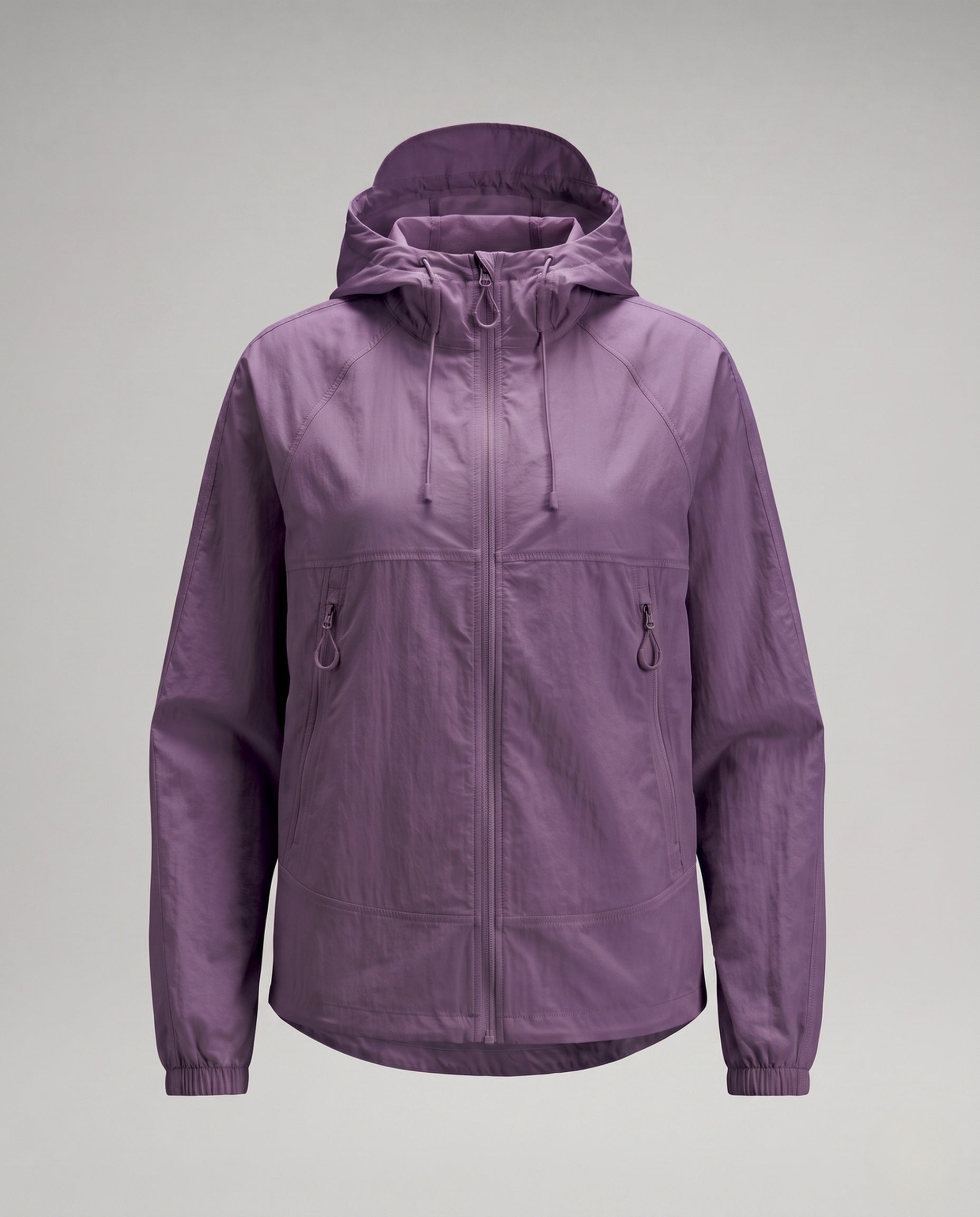Women's Technical Windbreaker with Adjustable Hood