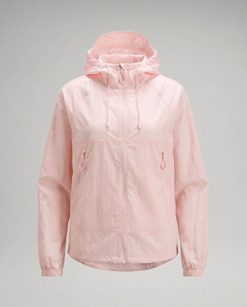 Women's Technical Windbreaker with Adjustable Hood