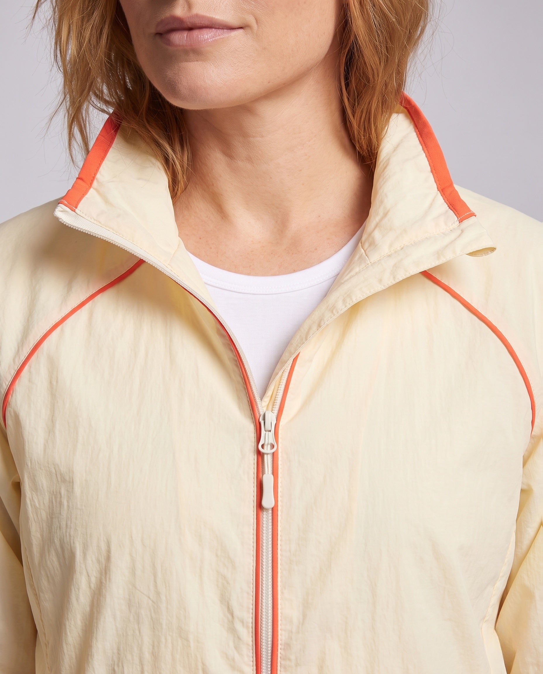 Women's UV Protection Jacket with Removable Hood - Close-Up Detail