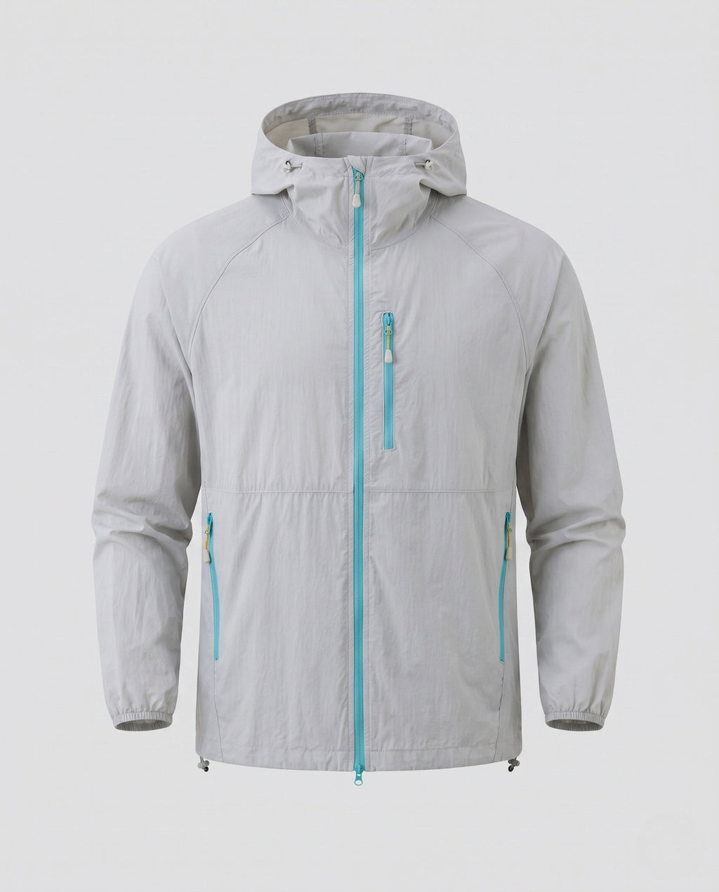 Women's Waterproof Lightweight Jacket with Functional Zipper Pockets