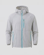 Women's Waterproof Lightweight Jacket with Functional Zipper Pockets