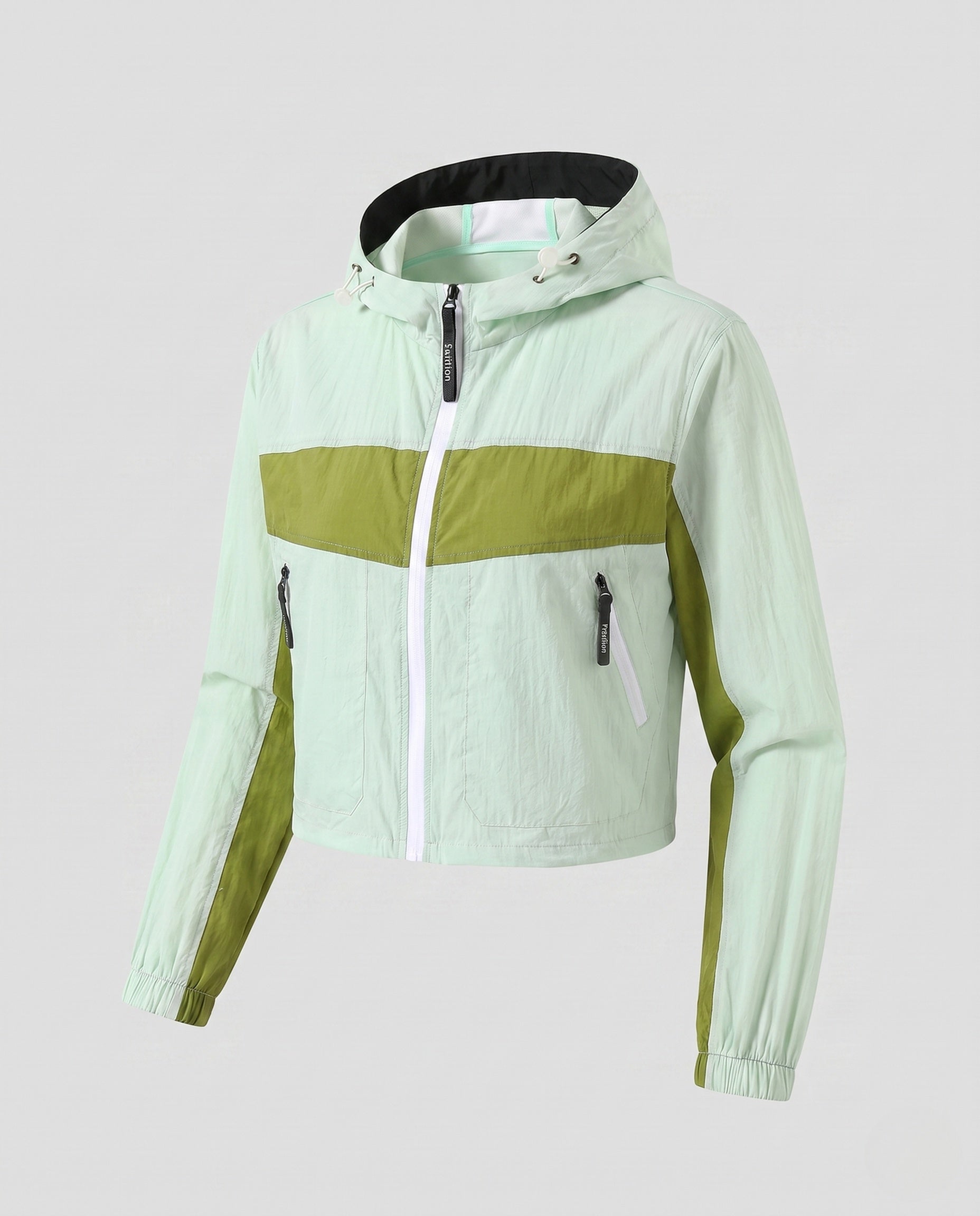 Women's Short Multifunctional Outdoor Jacket with Hood