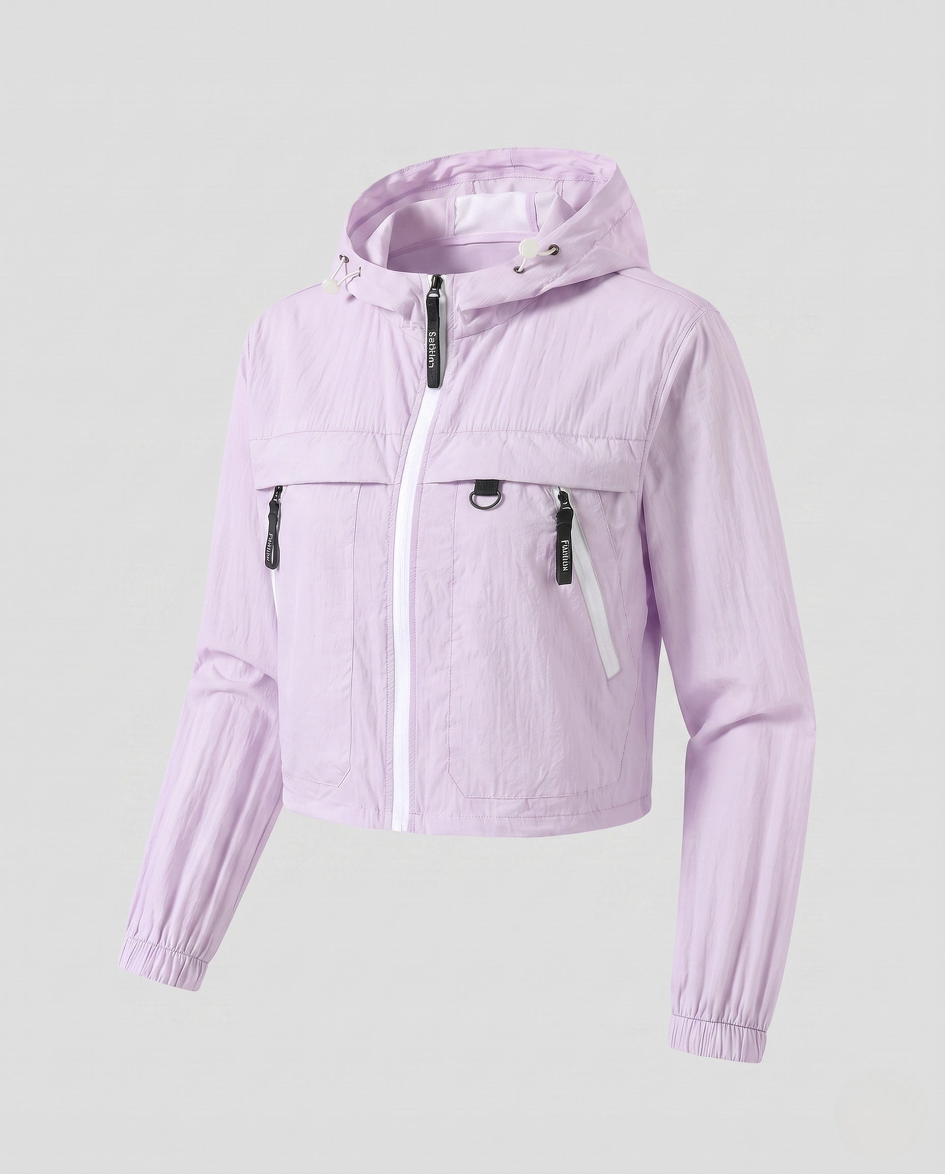 Women's Short Multifunctional Outdoor Jacket with Hood