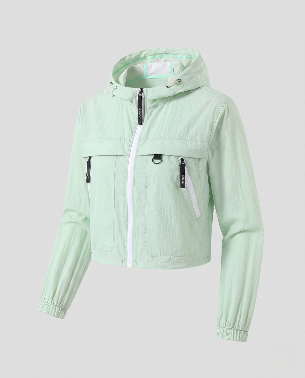 Women's Short Multifunctional Outdoor Jacket with Hood