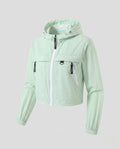 Women's Short Multifunctional Outdoor Jacket with Hood