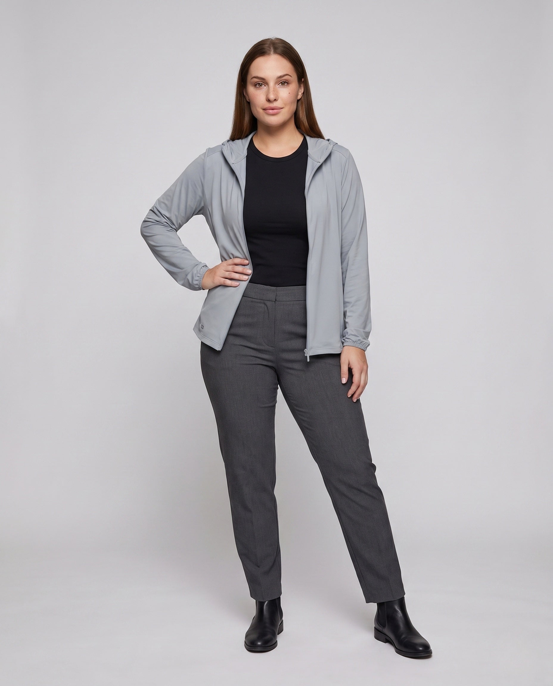 Women's Lightweight Functional Jacket with Breathable Properties - Front View