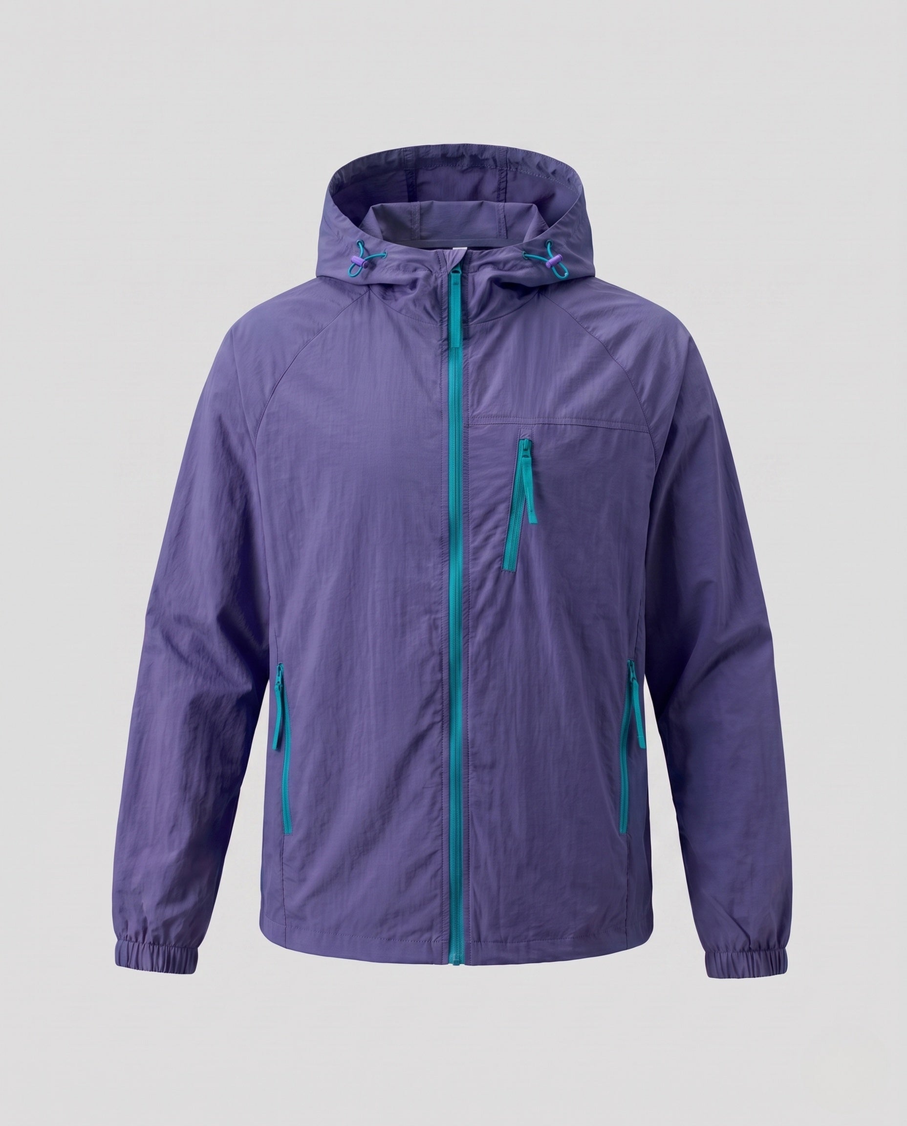 Women's Lightweight Outdoor Jacket with Adjustable Hood Area