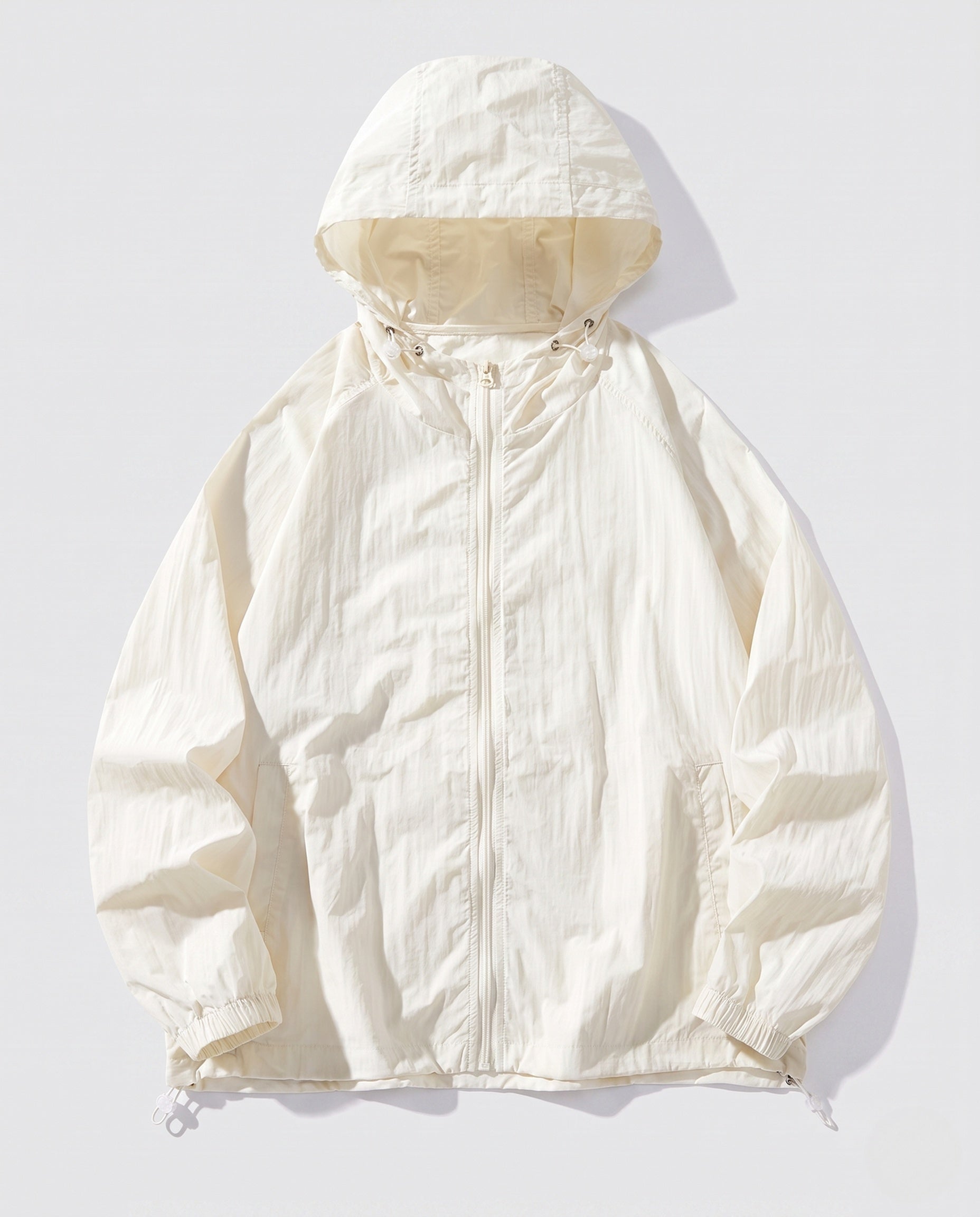 Women's Lightweight Outdoor Jacket with Adjustable Hood