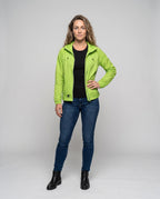 Women's Lightweight Rain Jacket with Breathable Features - Front View