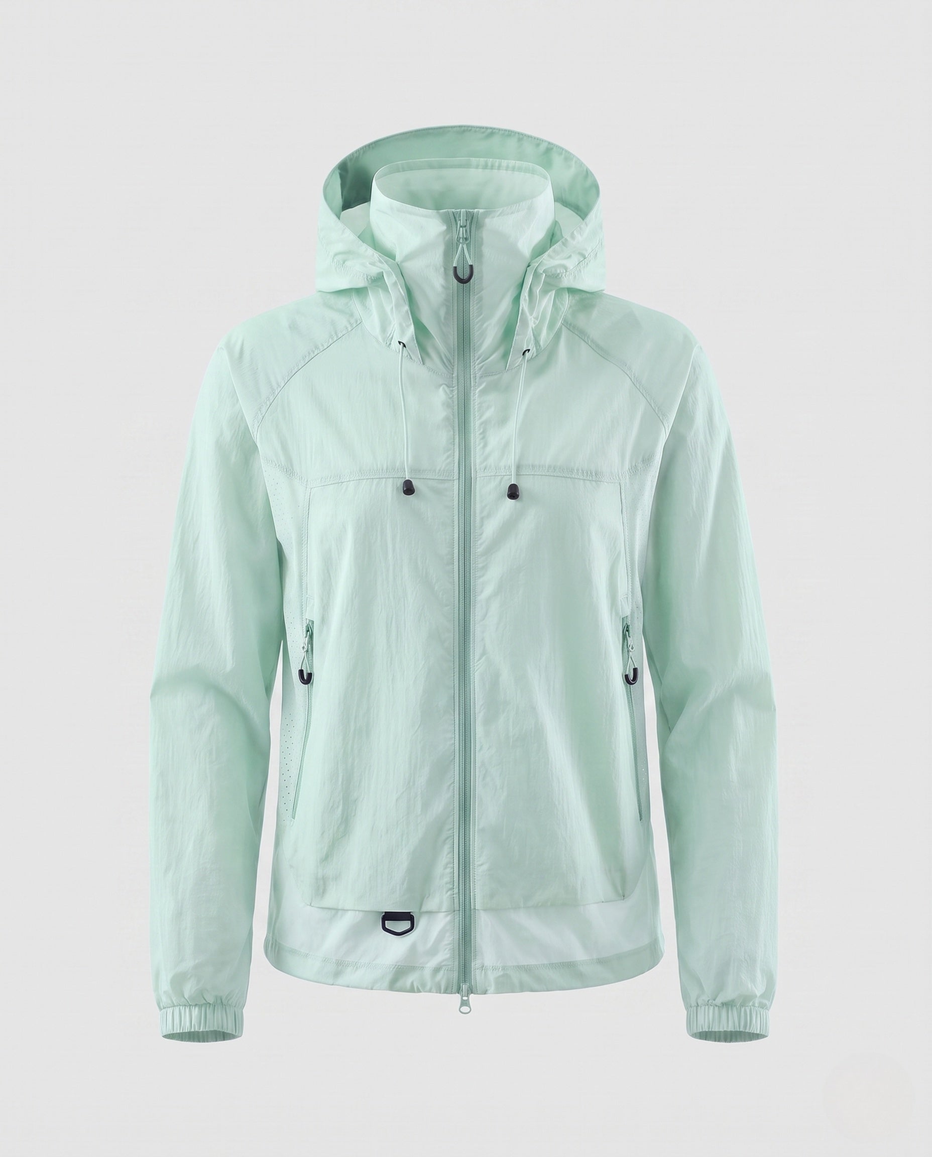 Women's Lightweight Rain Jacket with Breathable Features
