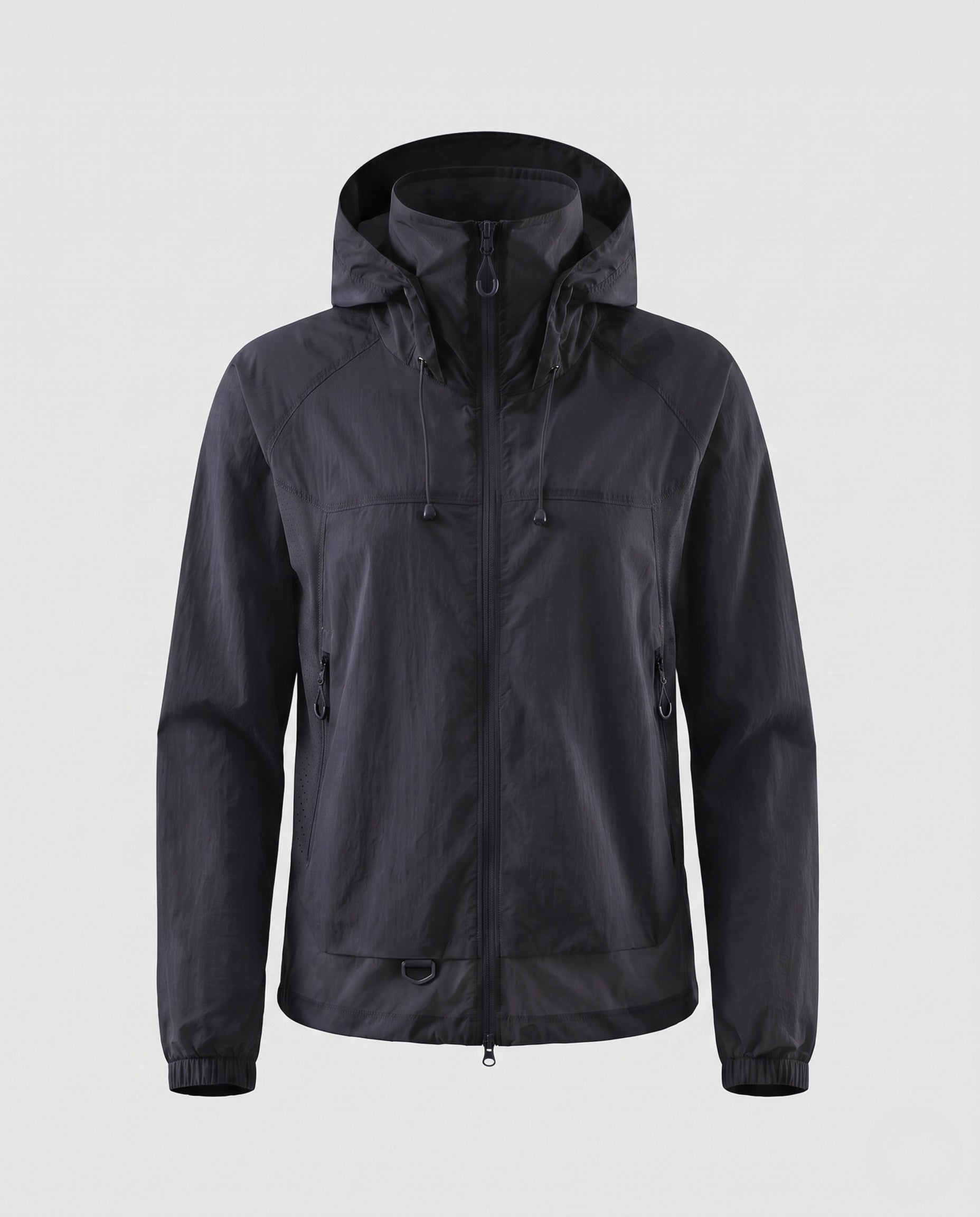 Women's Lightweight Rain Jacket with Breathable Features