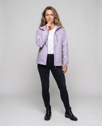 Women's Lightweight Sports Jacket with Adjustable Hood Area - Front View