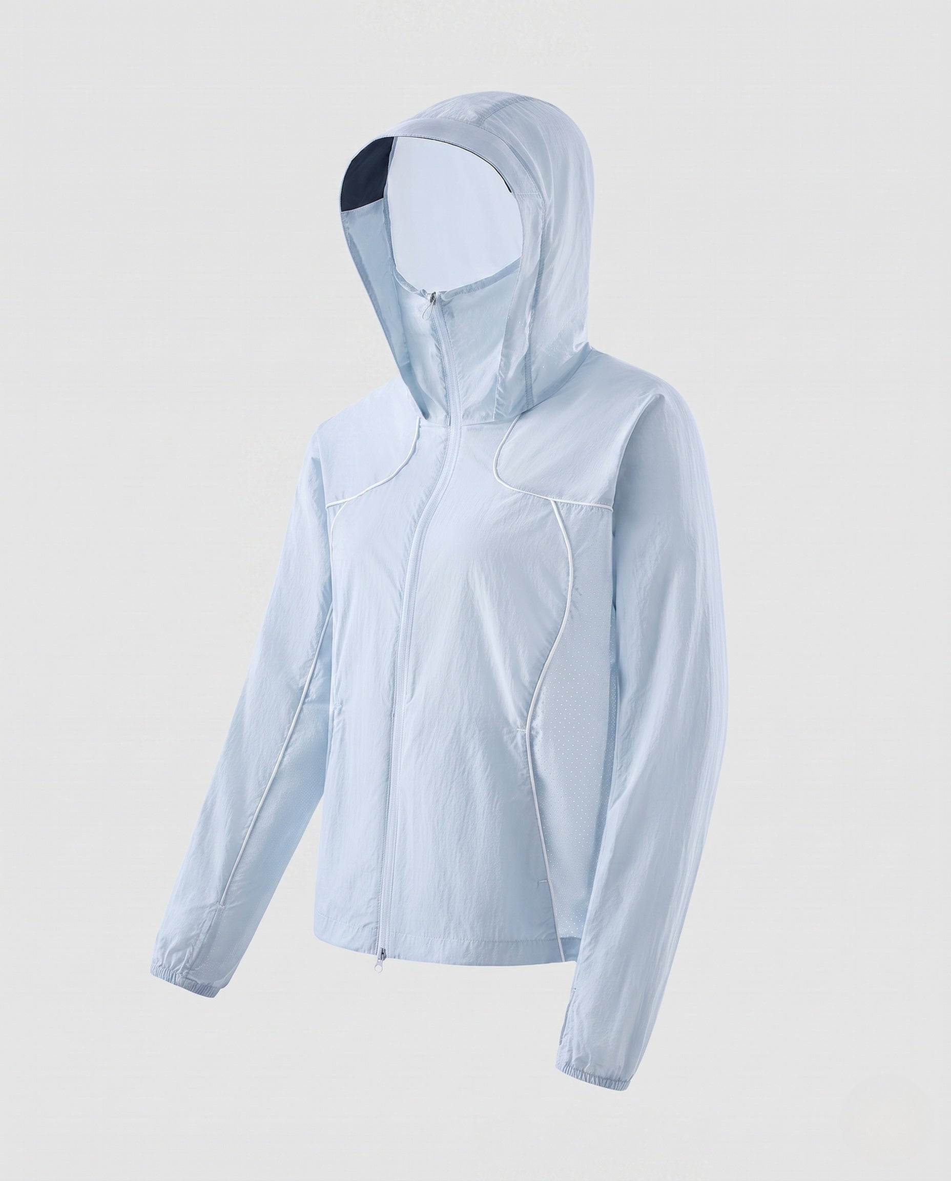 Women's Lightweight Windbreaker Jacket with Breathable Material