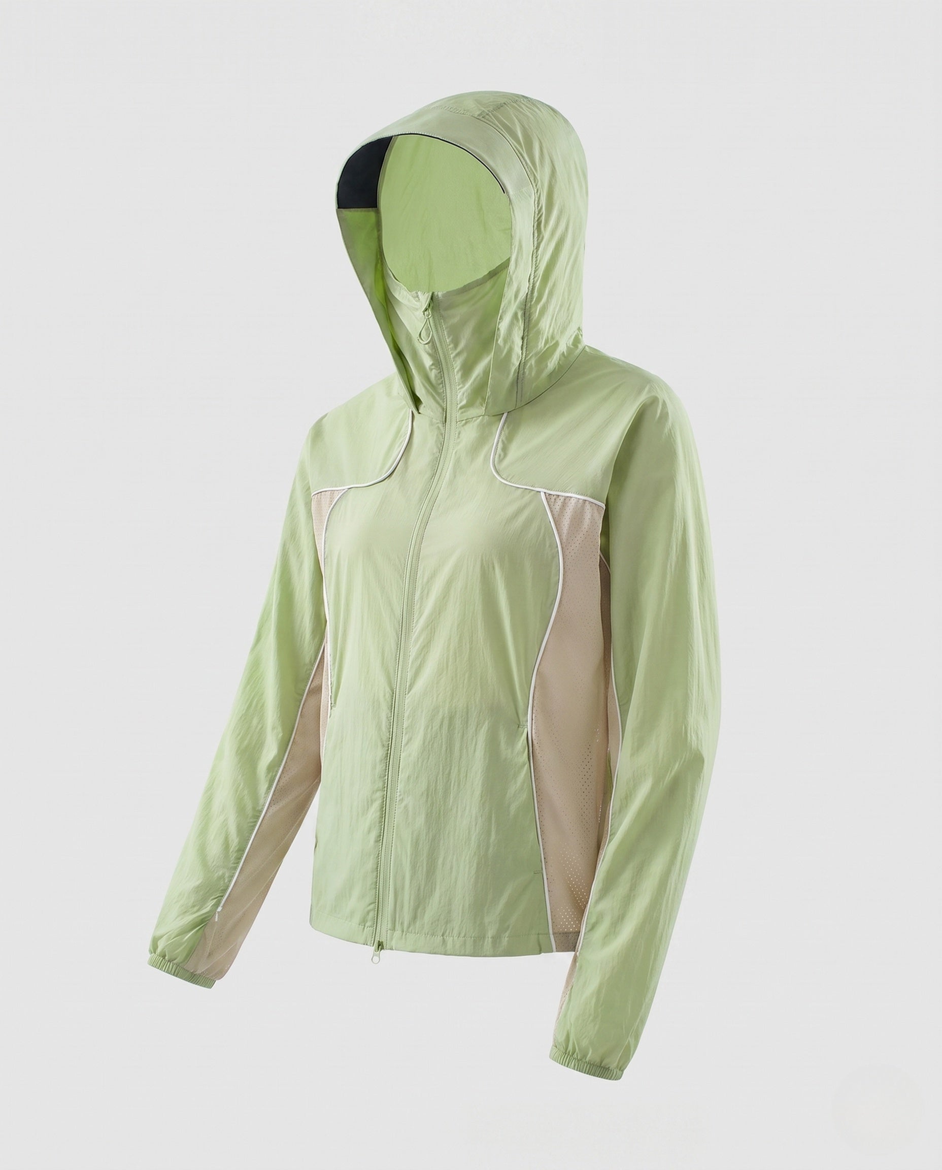 Women's Lightweight Windbreaker Jacket with Breathable Material