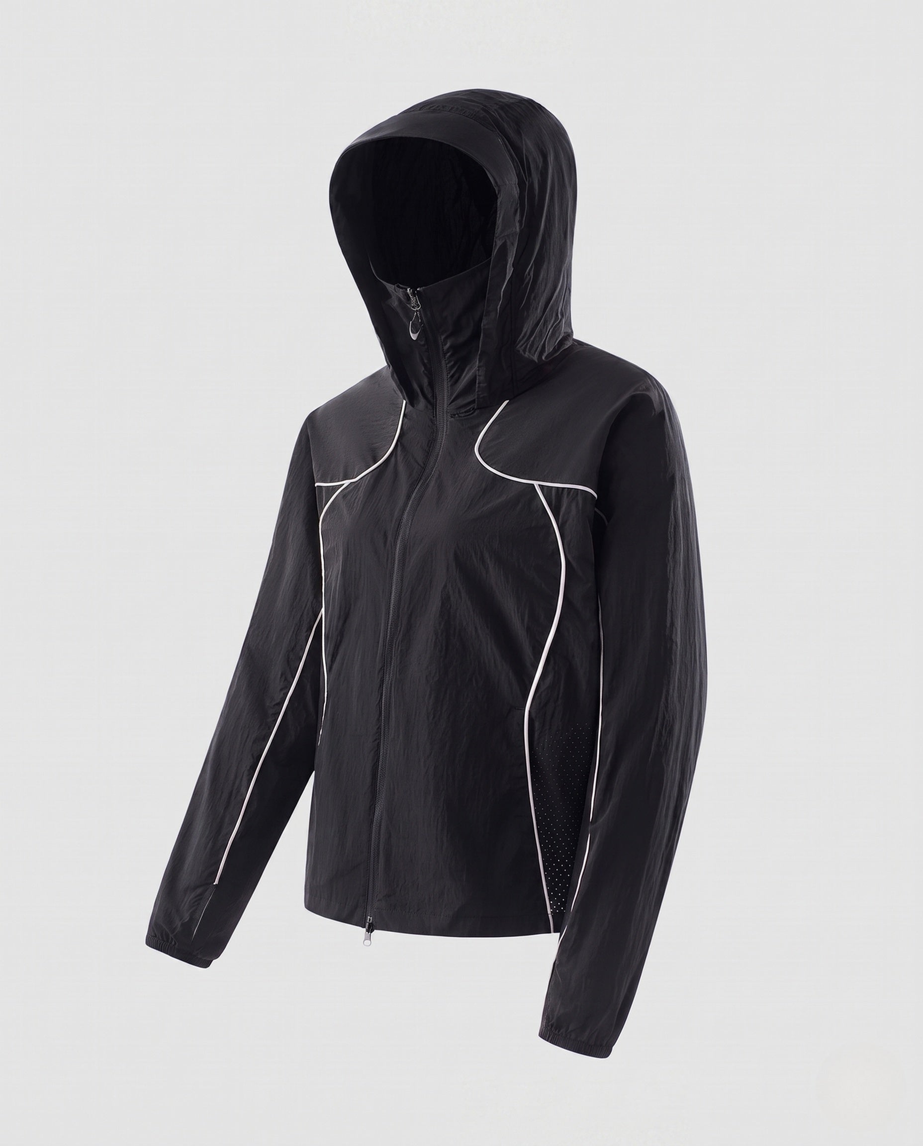 Women's Lightweight Windbreaker Jacket with Breathable Material