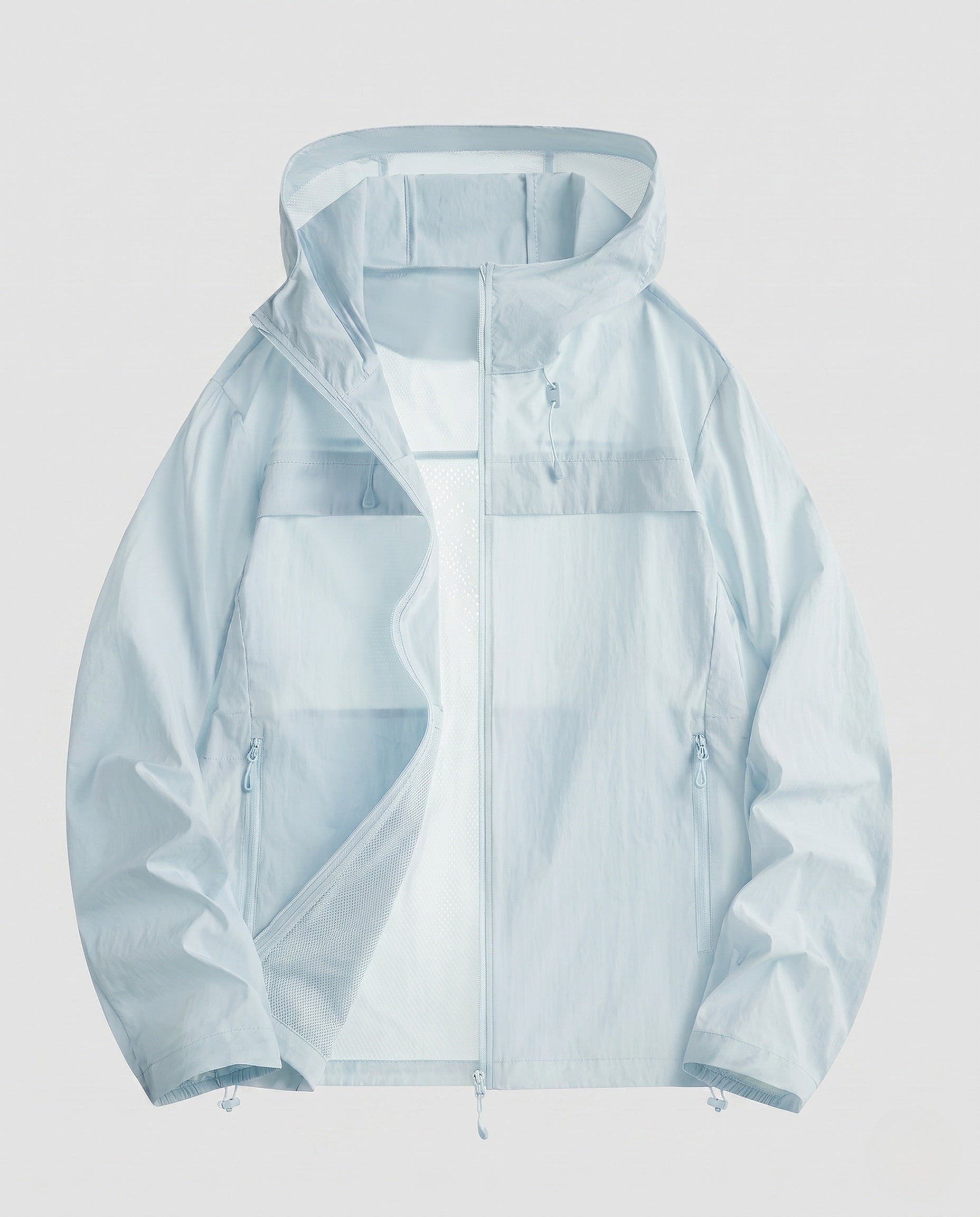 Women's Lightweight, Windproof Sports Jacket with Adjustable Hood