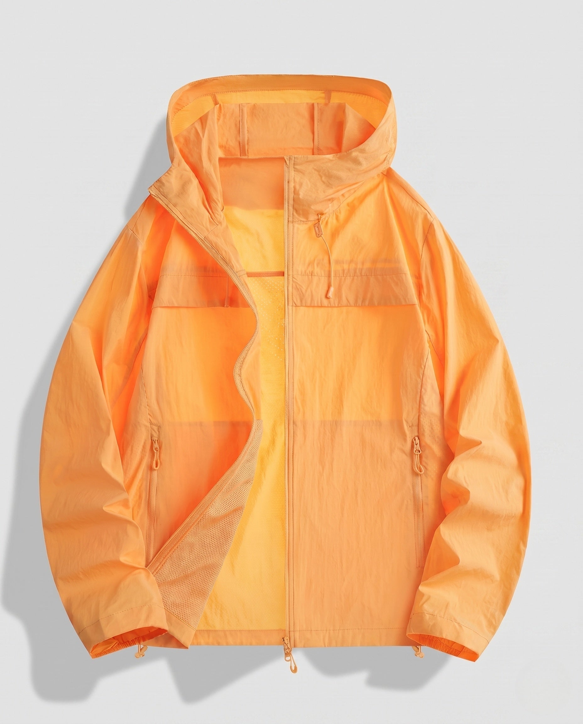 Women's Lightweight, Windproof Sports Jacket with Adjustable Hood
