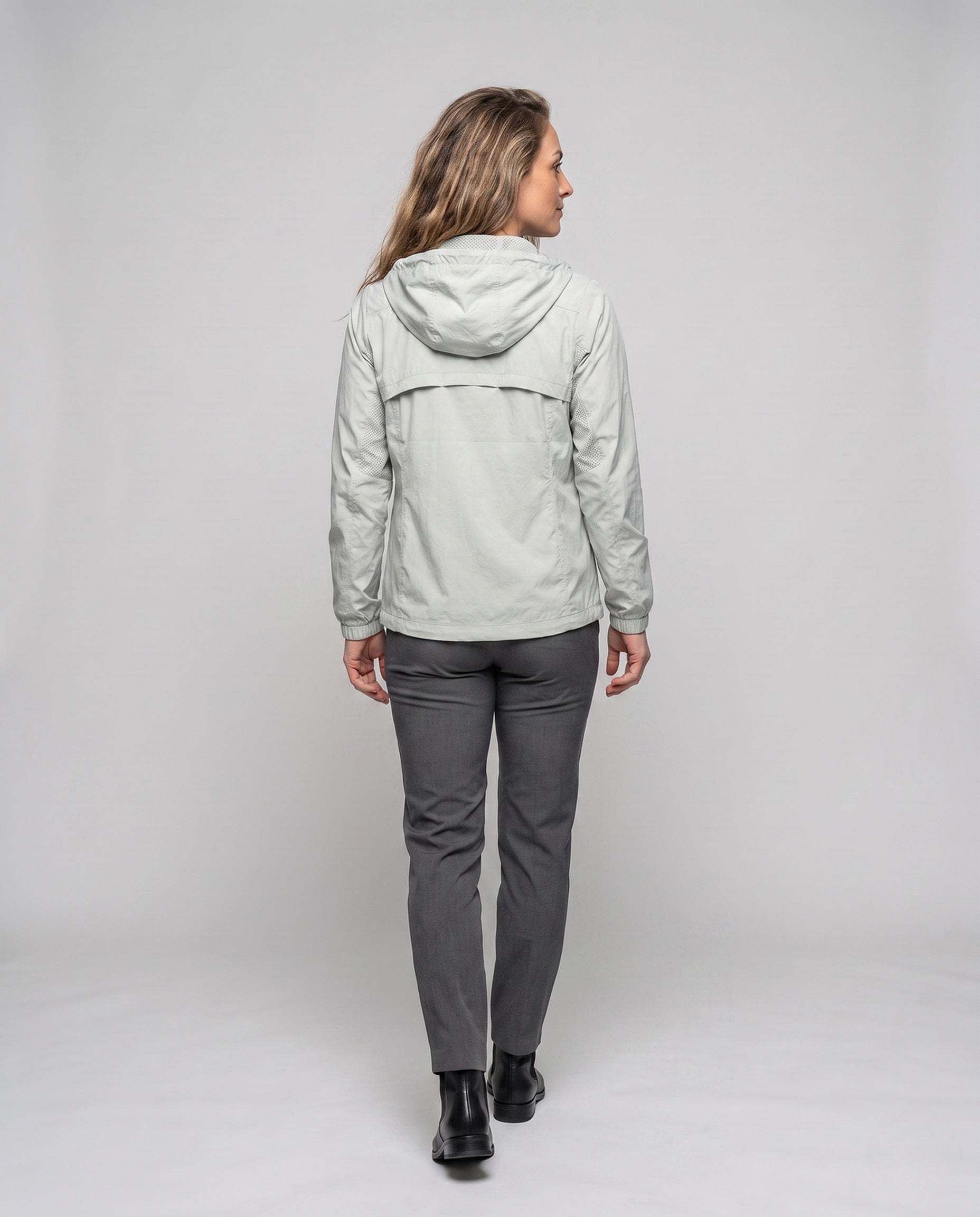 Women's Lightweight Windproof Transitional Jacket - Back View