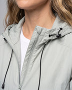 Women's Lightweight Windproof Transitional Jacket - Close-Up Detail