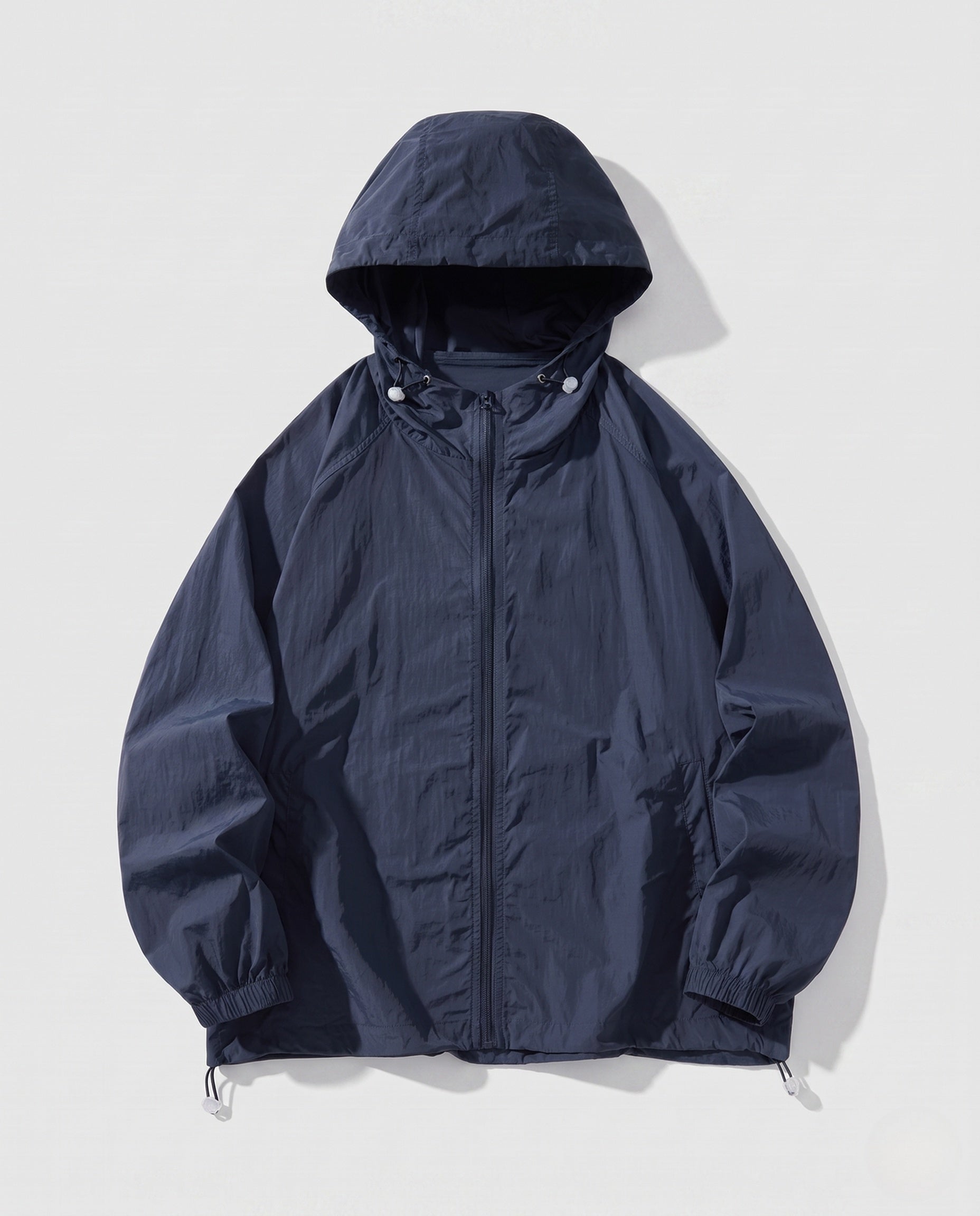 Women's Lightweight Windbreaker with Adjustable Hood