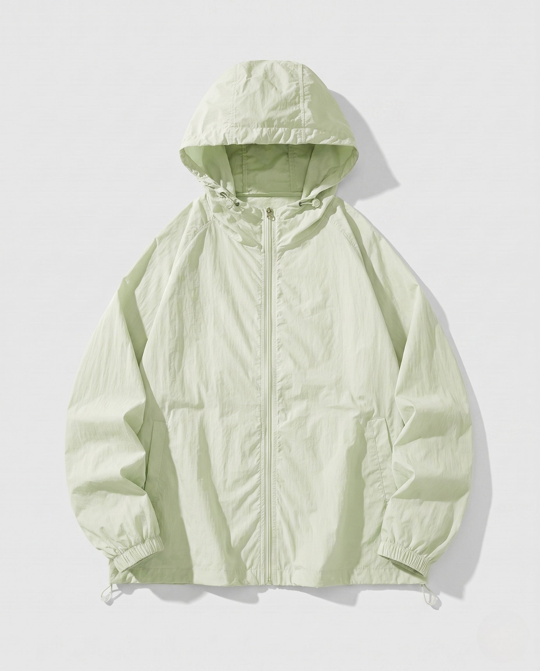 Women's Lightweight Windbreaker with Adjustable Hood