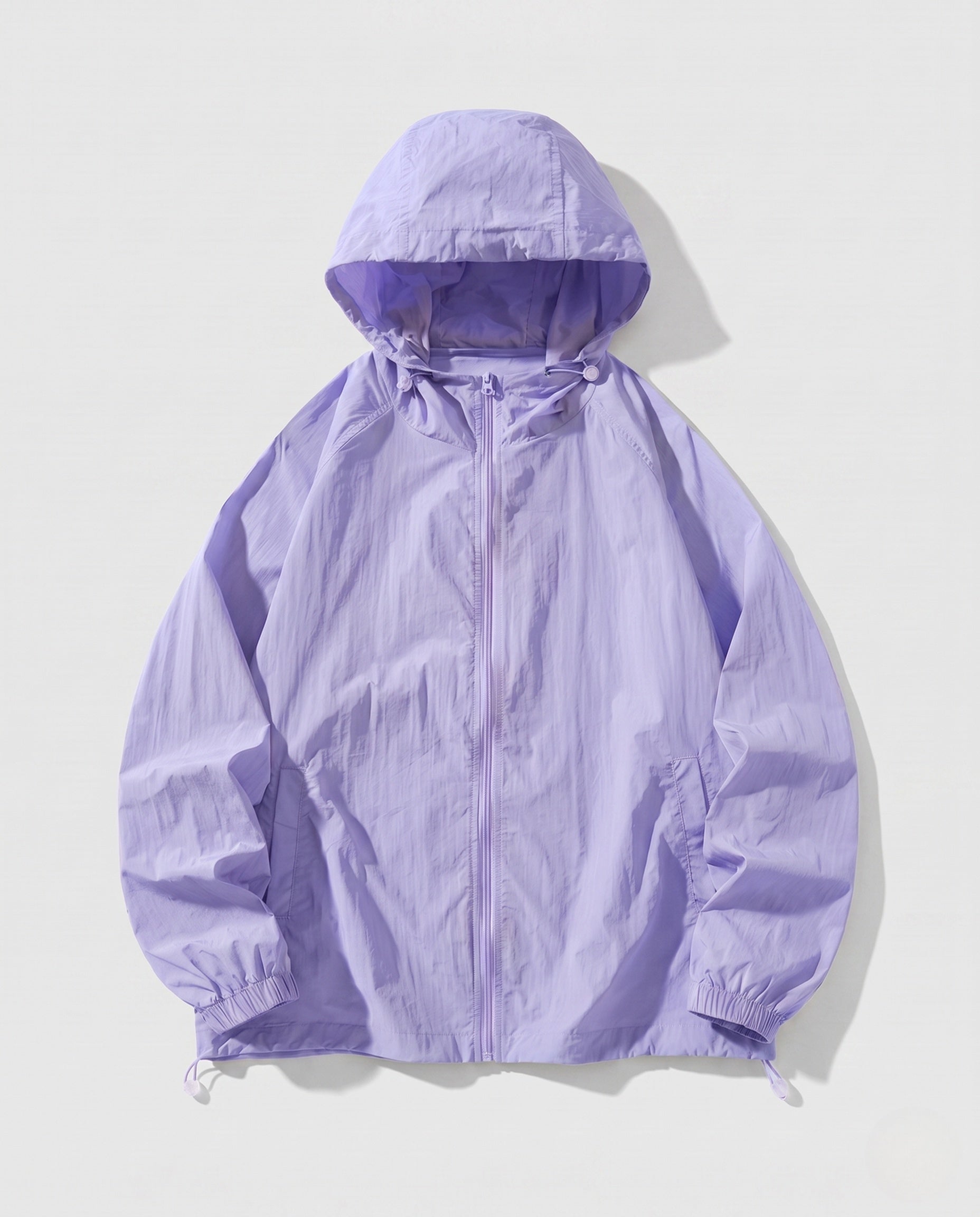 Women's Lightweight Windbreaker with Adjustable Hood