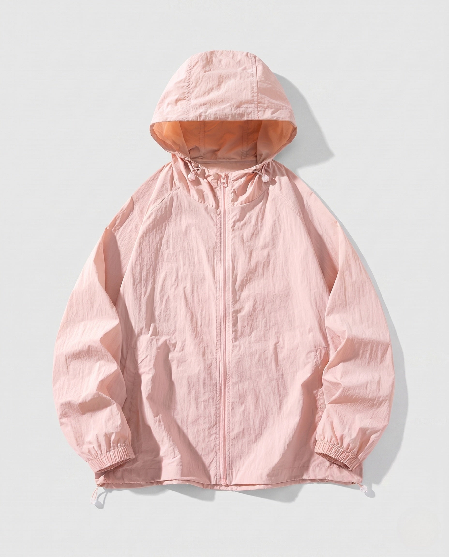 Women's Lightweight Windbreaker with Adjustable Hood